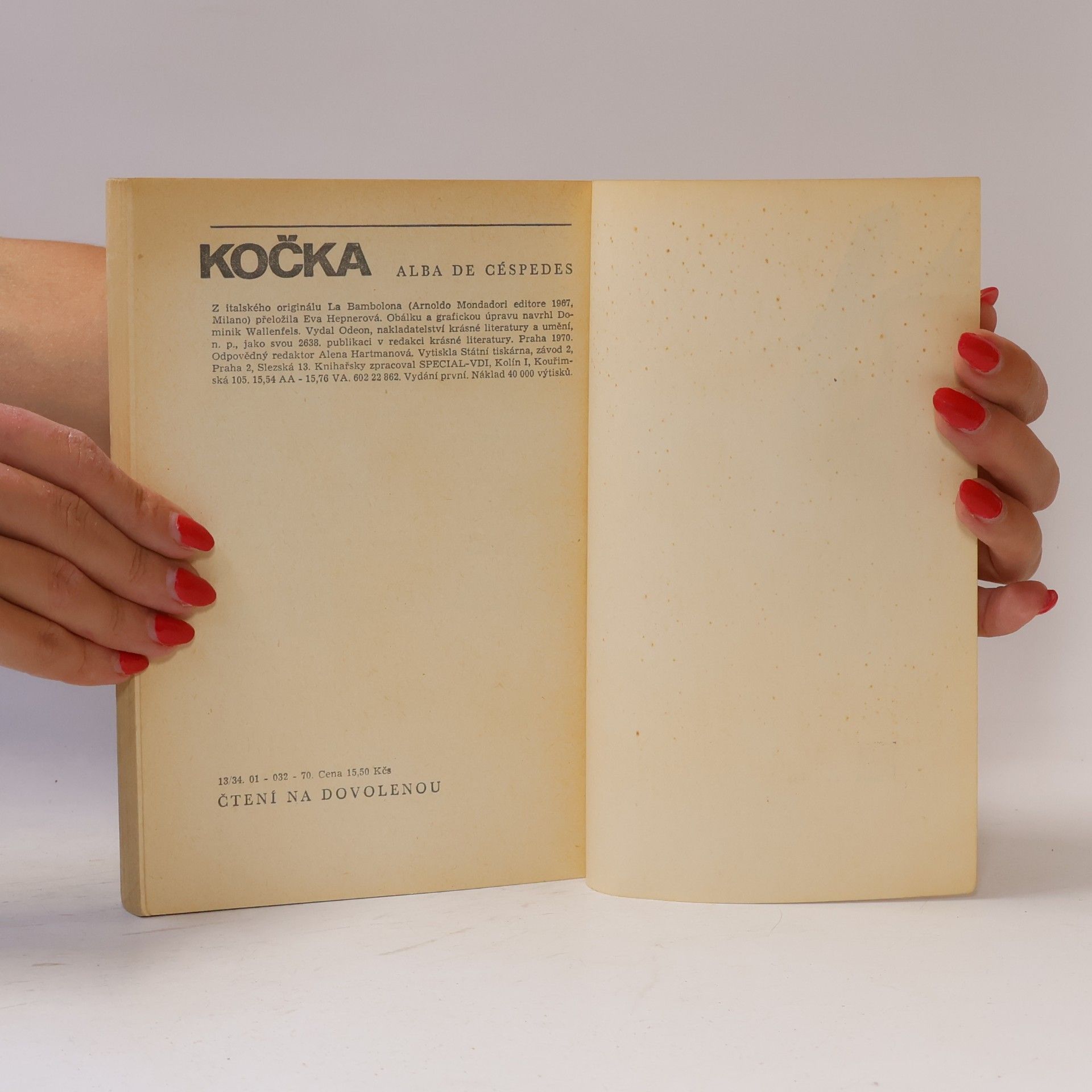 Alba de Céspedes Kočka