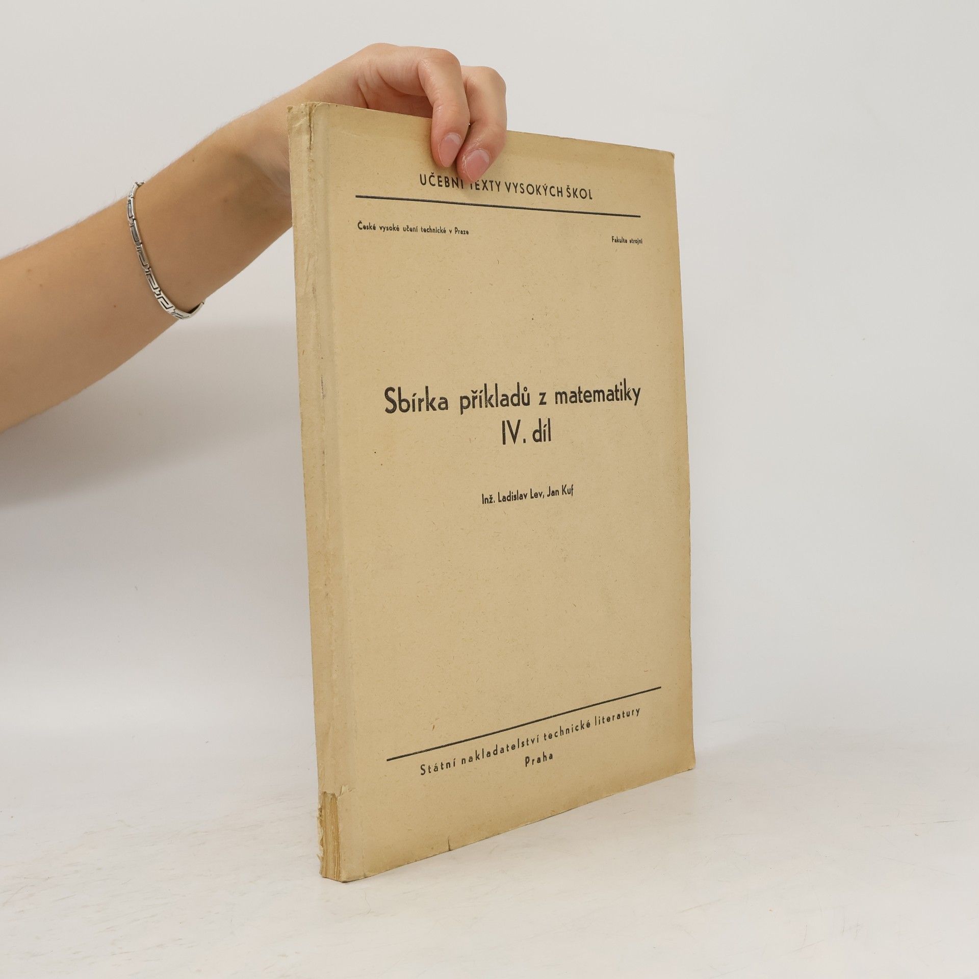 Jan Kuf Sbírka příkladů z matematiky IV.