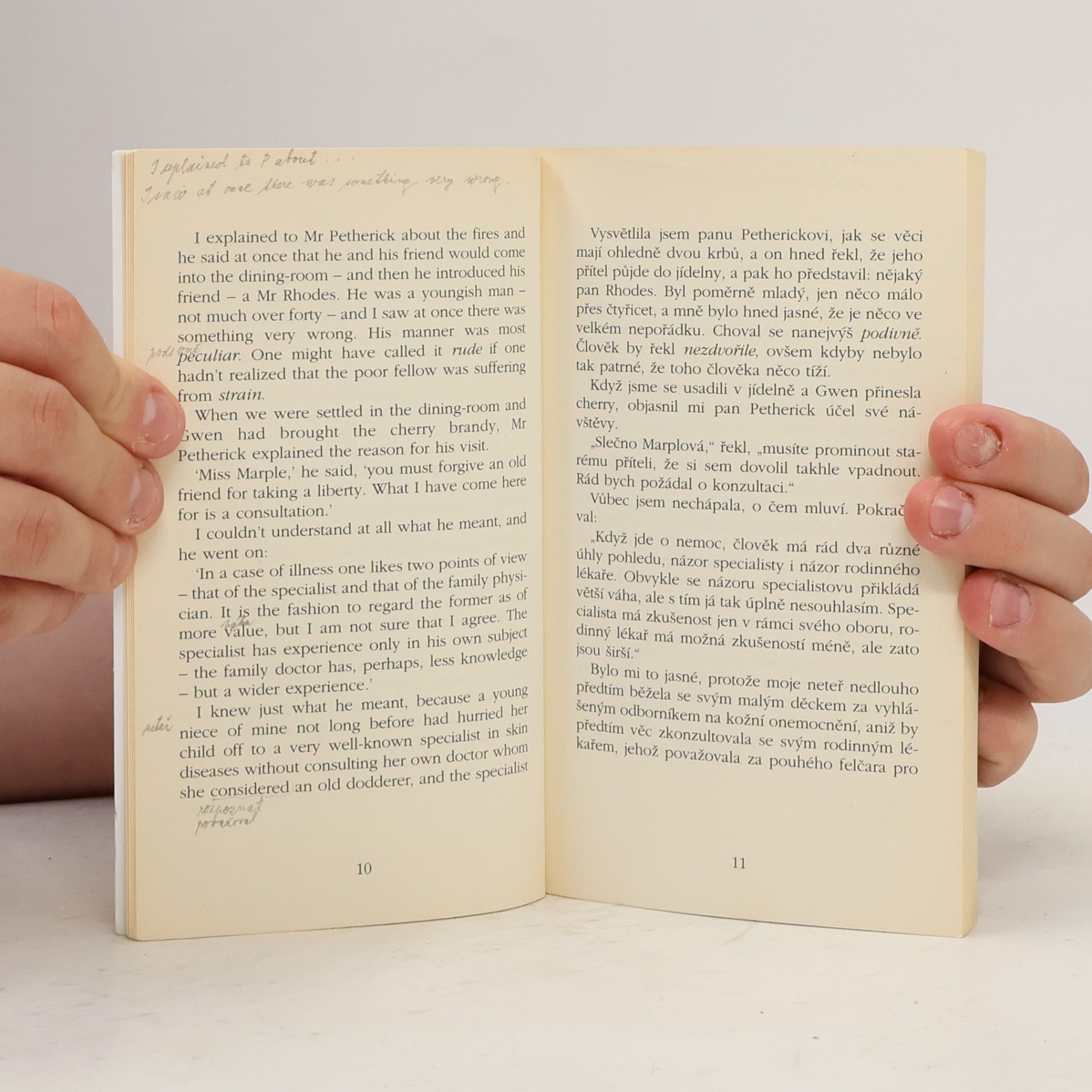 Agatha Christie Miss Marple tells a story = Slečna Marplová vypravuje