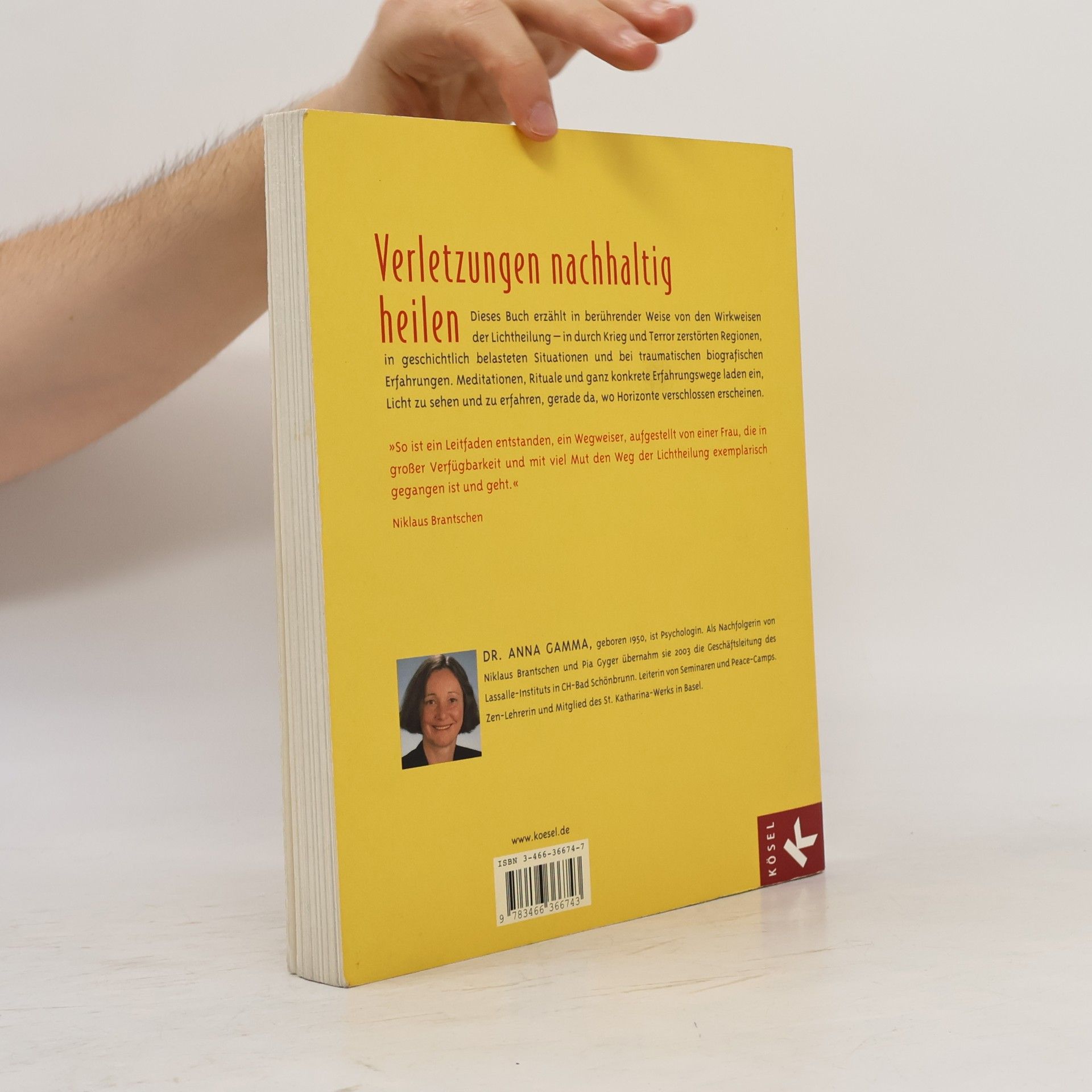 Anna Gamma Lichtheilung als Weg zum Frieden