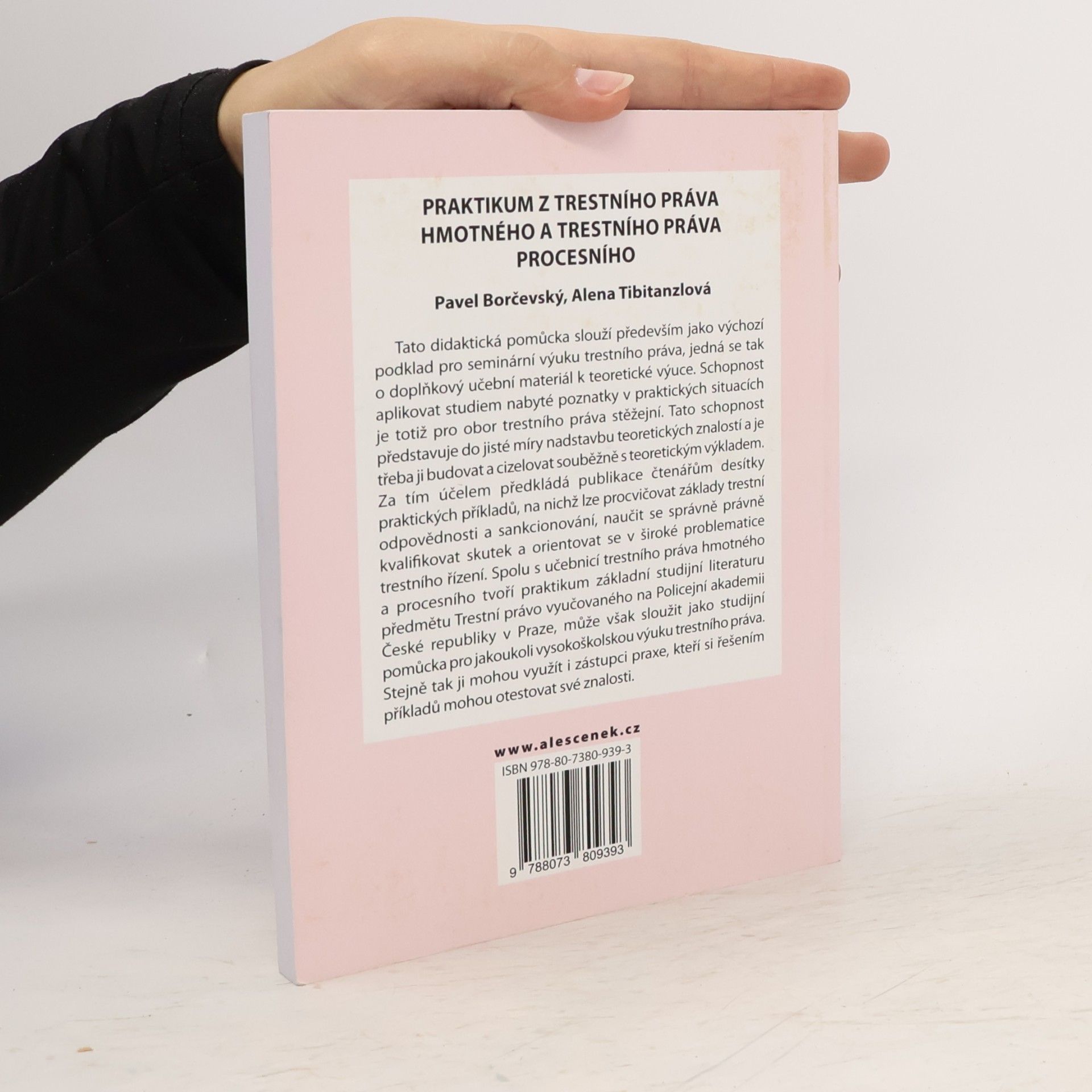 Alena Tibitanzlová Praktikum z trestního práva hmotného a trestního práva procesního