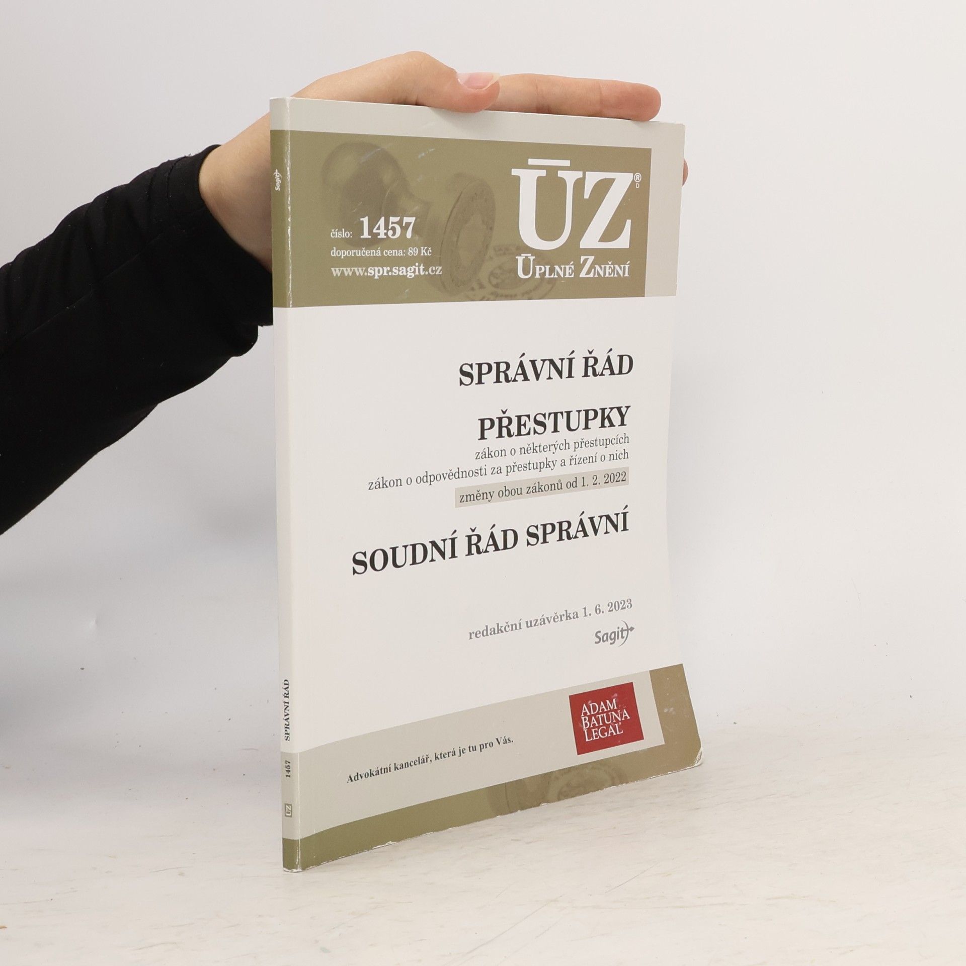 Kolektiv autorů Správní řád. Přestupky. Soudní řád správní