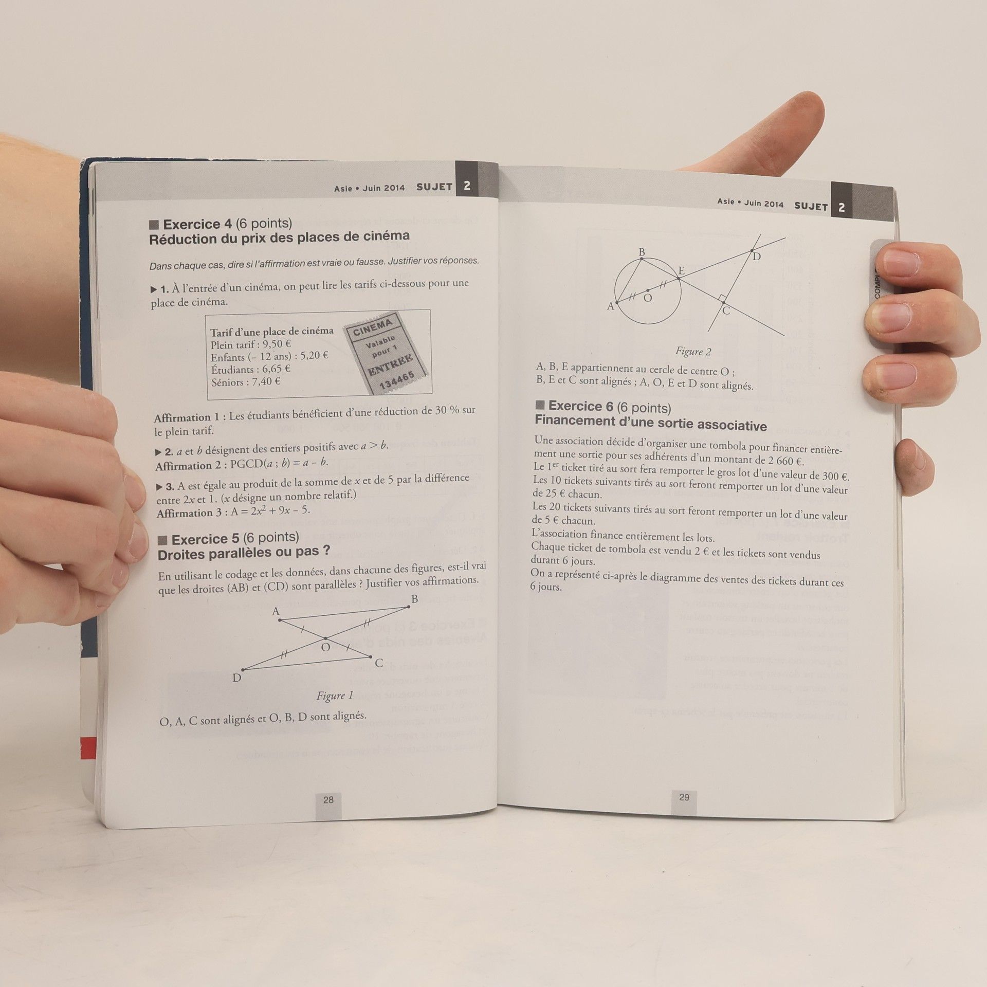 Bernard Demeillers Mathématiques 3e: Sujets
