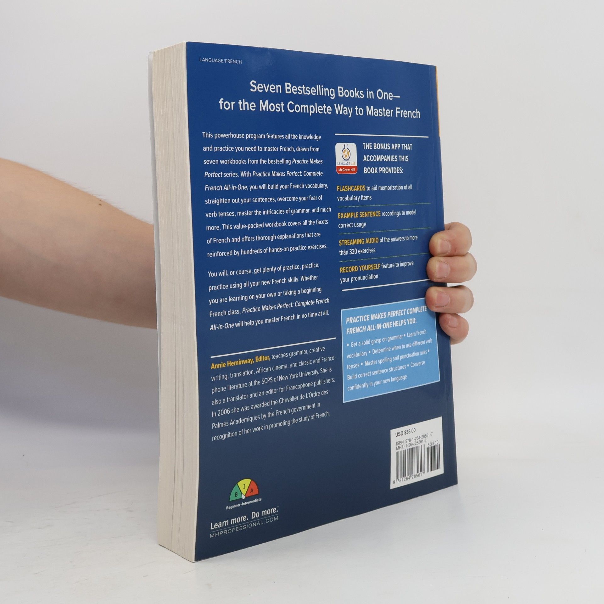 Annie Heminway Practice Makes Perfect: Complete French All-in-One, Premium Third Edition