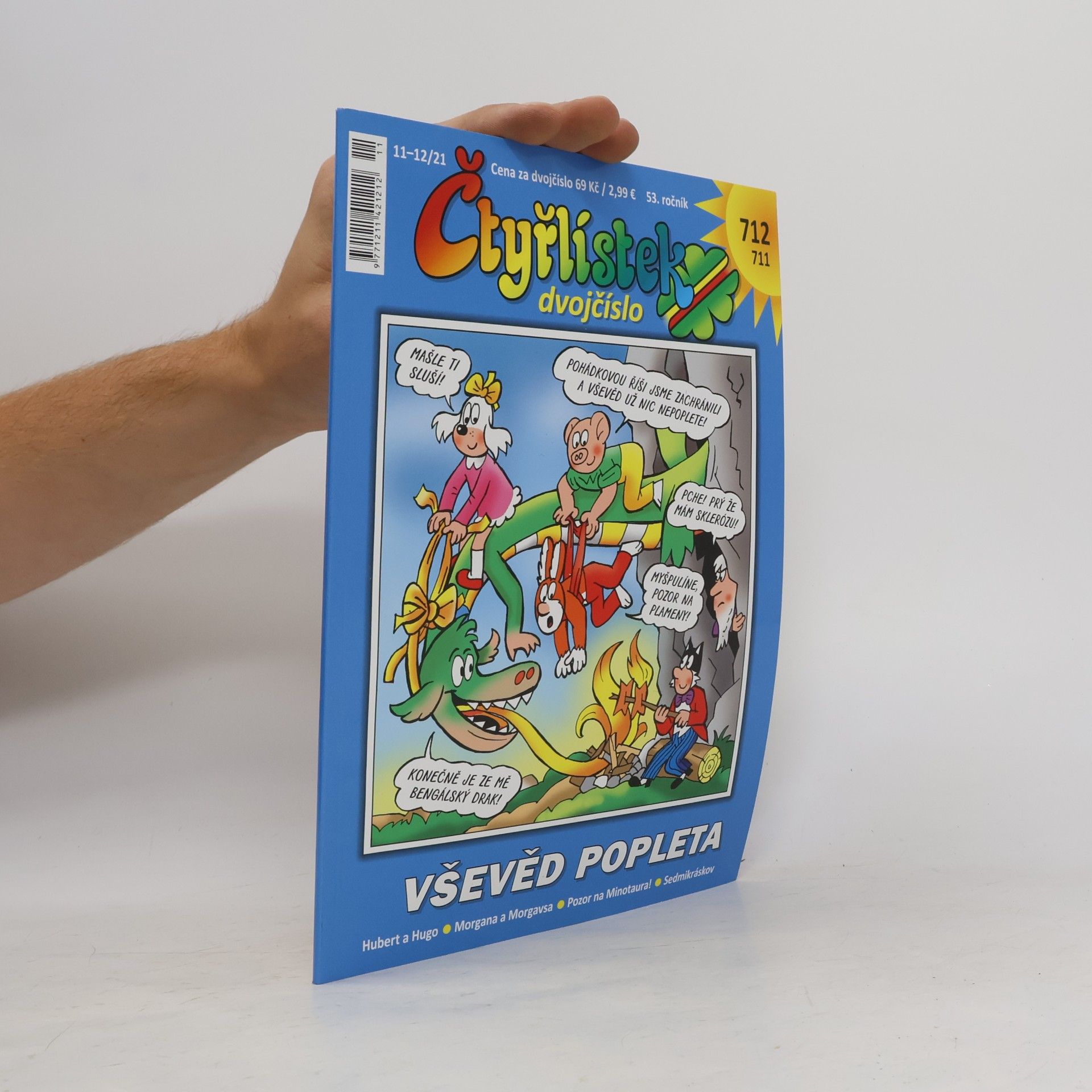 Kolektiv autorů Čtyřlístek č. 711 - 712 Vševěd popleta