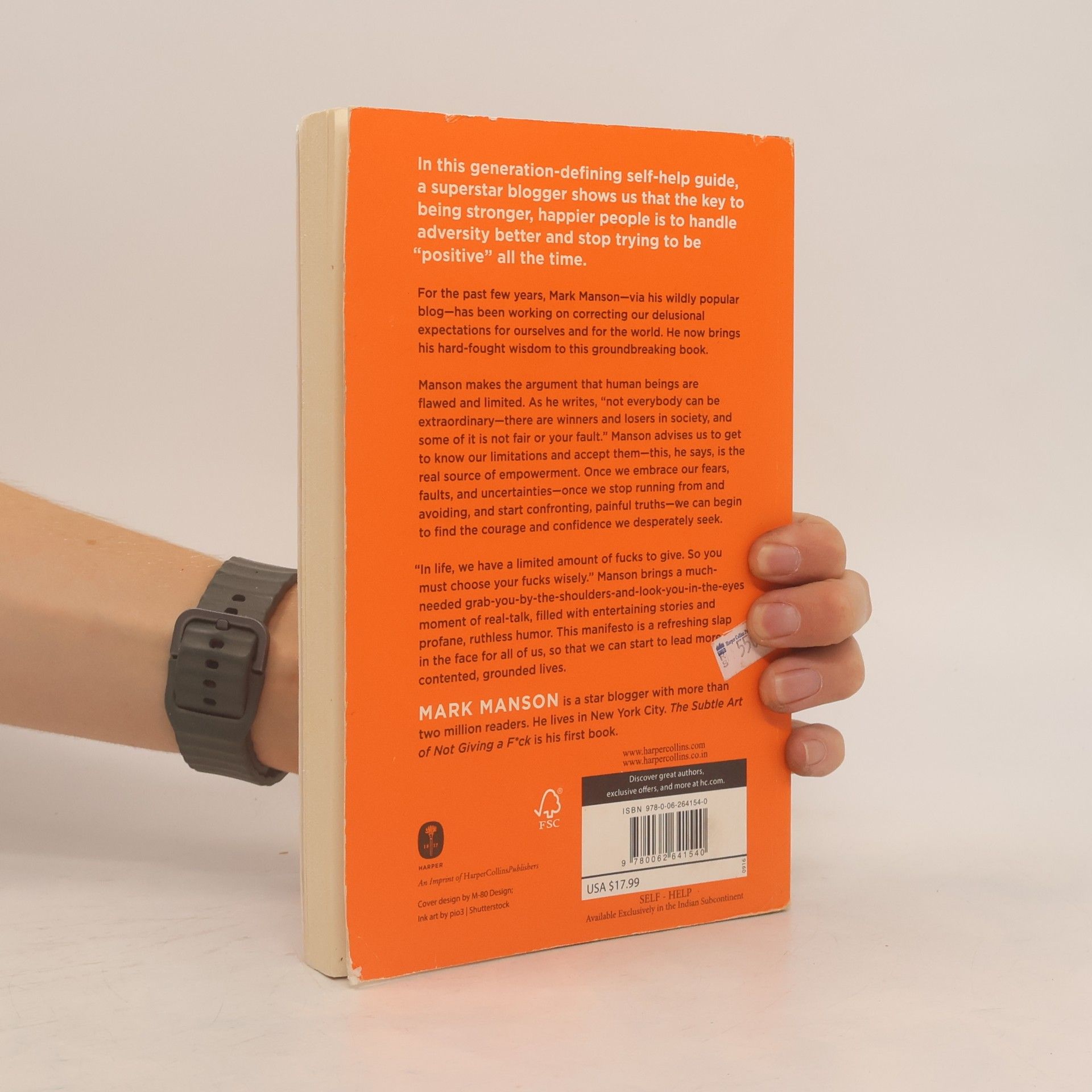 Mark Manson The Subtle Art of Not Giving a Fuck