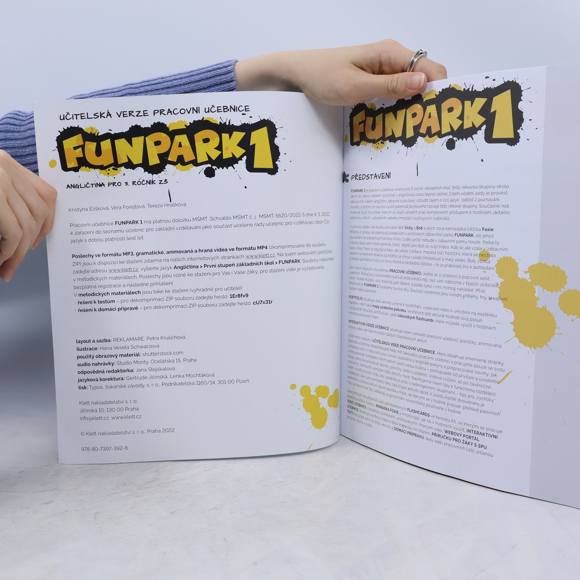 Various authors FUNPARK 1 . Učitelská verze pracovní učebnice