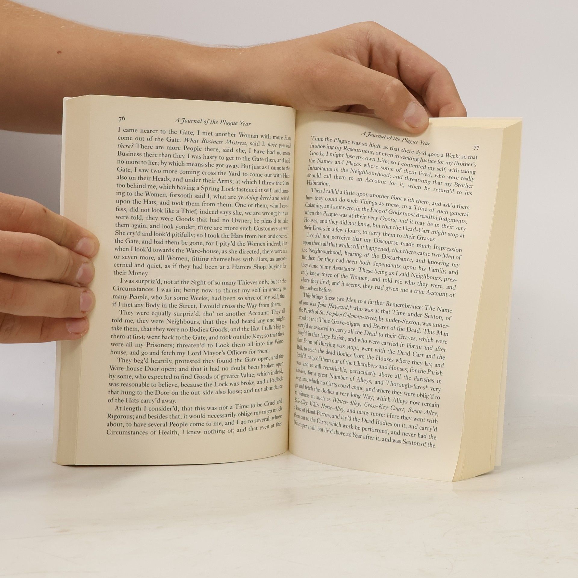 Daniel Defoe A Journal of the Plague Year