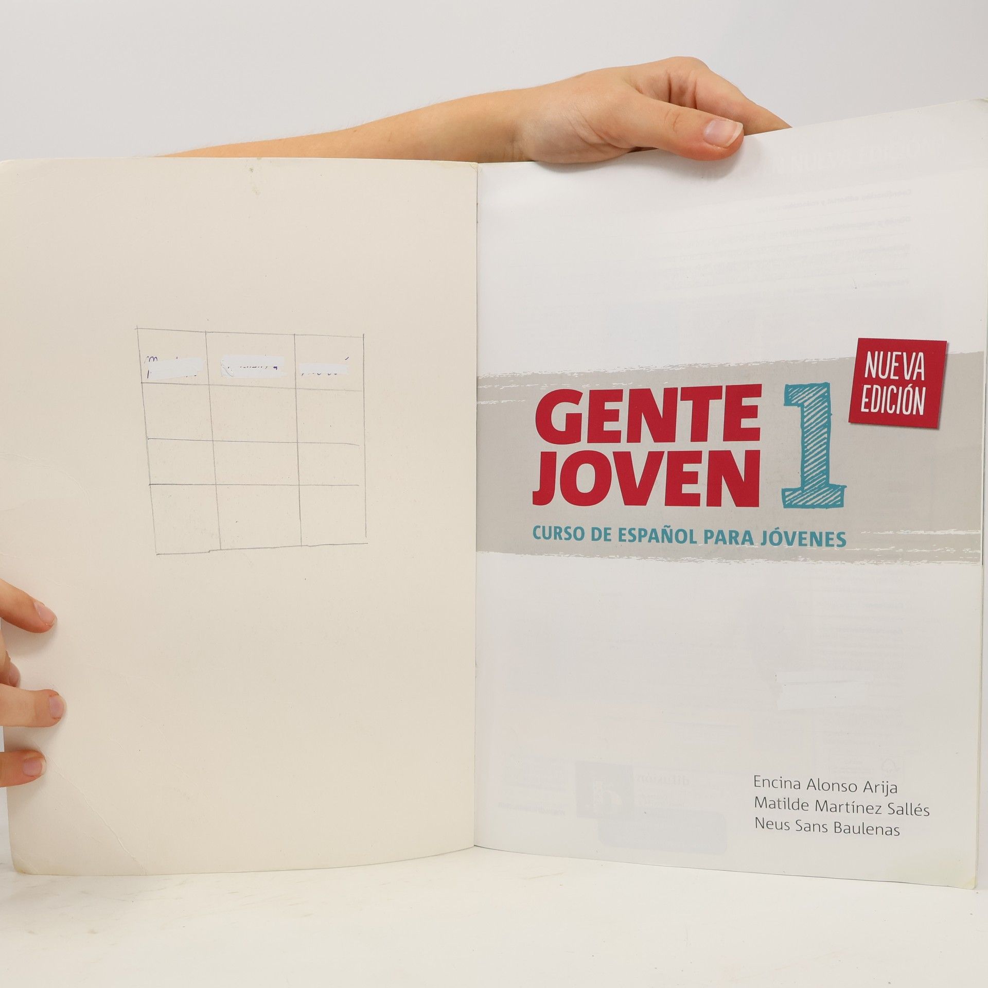 Matilde Martínez Sallés Gente joven 1. Nueva edición A1.1. Libro del alumno