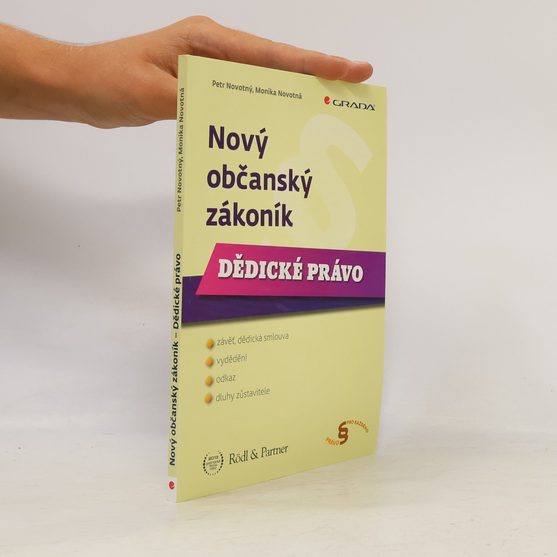 Petr Novotný Nový občanský zákoník. Dědické právo