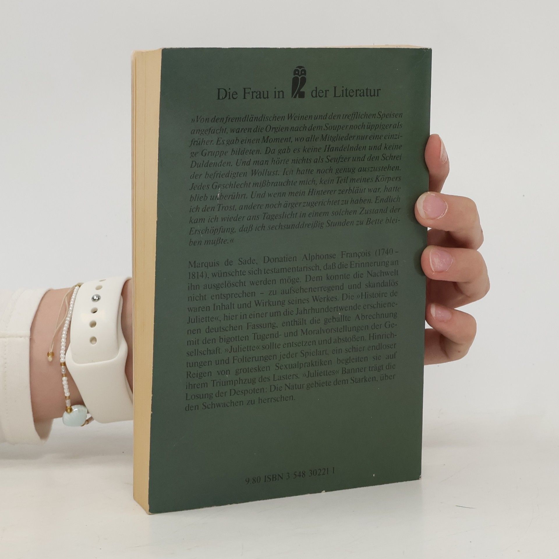 Donatien Alphonse François marquis de Sade Juliette oder die Vorteile des Lasters