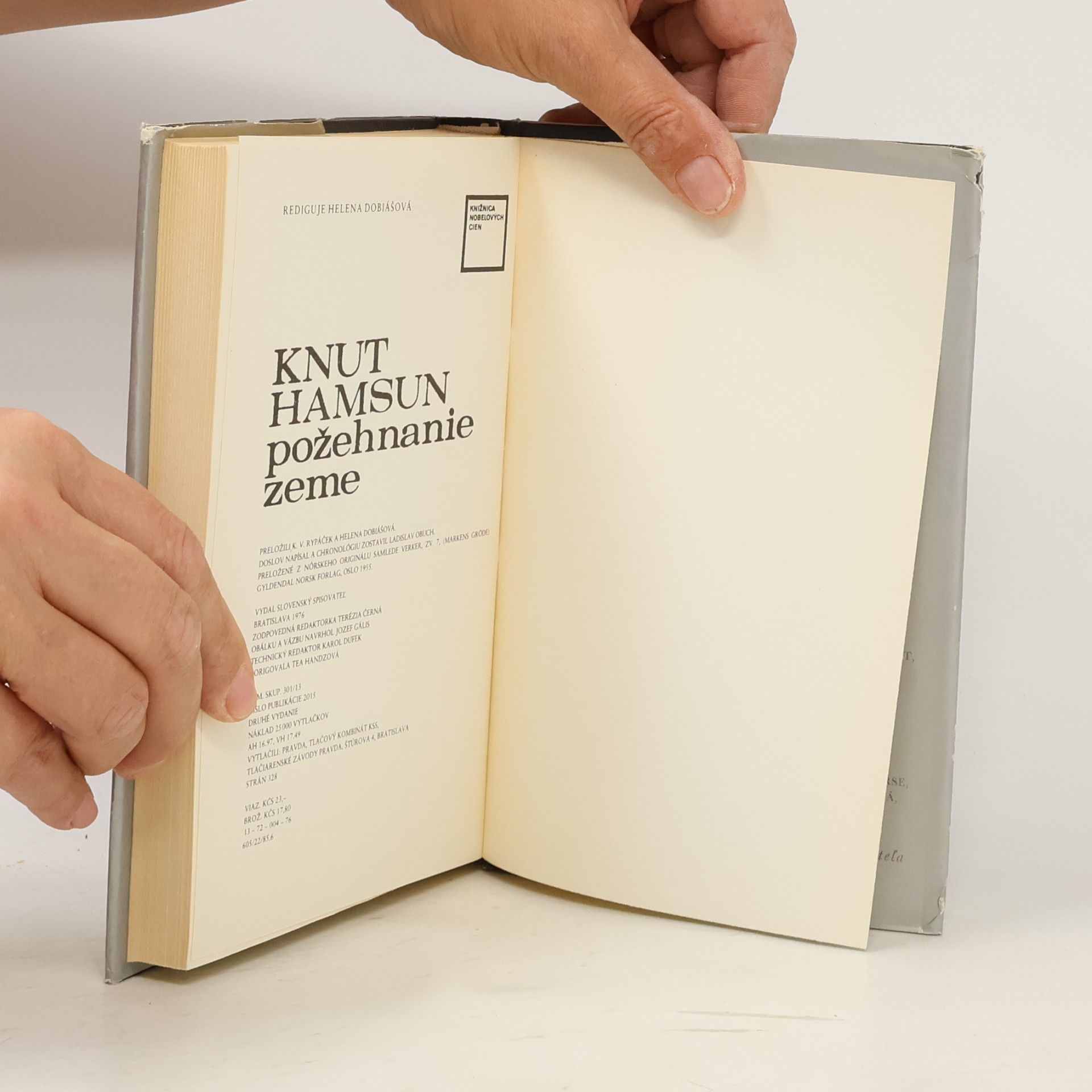 Knut Hamsun Požehnanie zeme