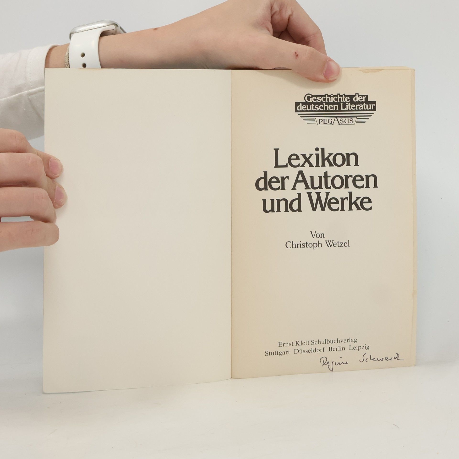 Christoph Wetzel Lexikon der Autoren und Werke