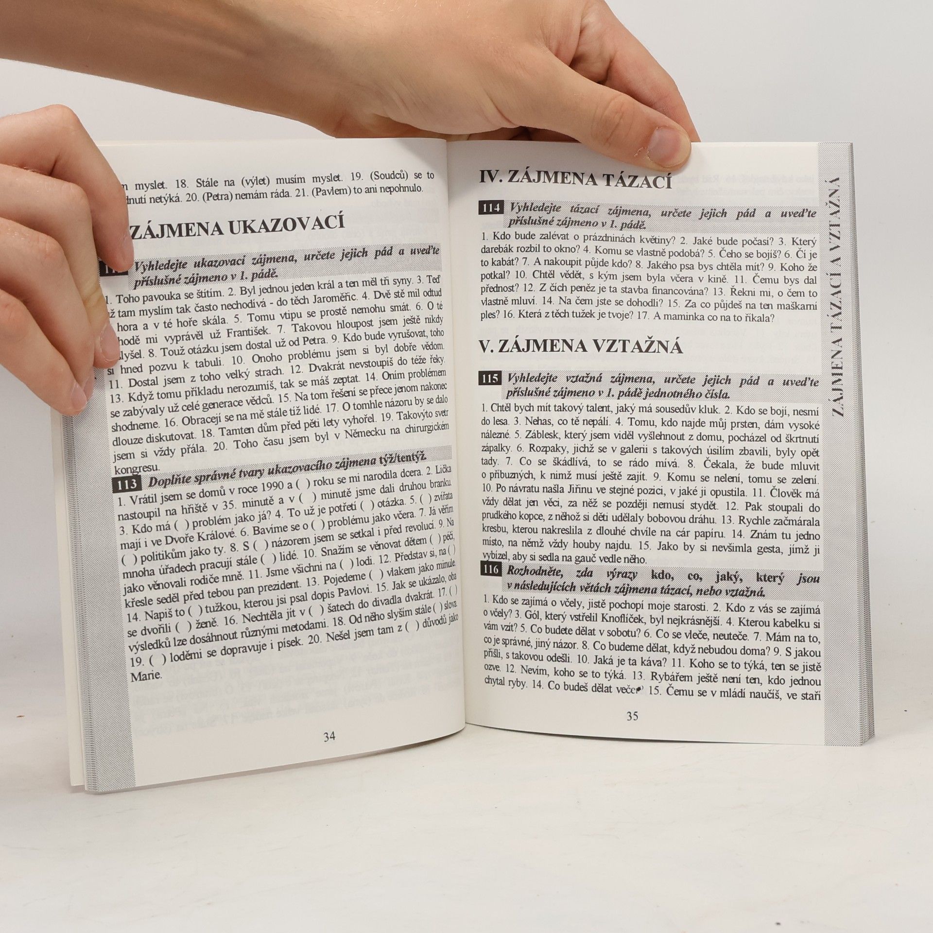 Autorenkollektiv 208 Cvičení z českého jazyka slovní druhy s klíčem 1