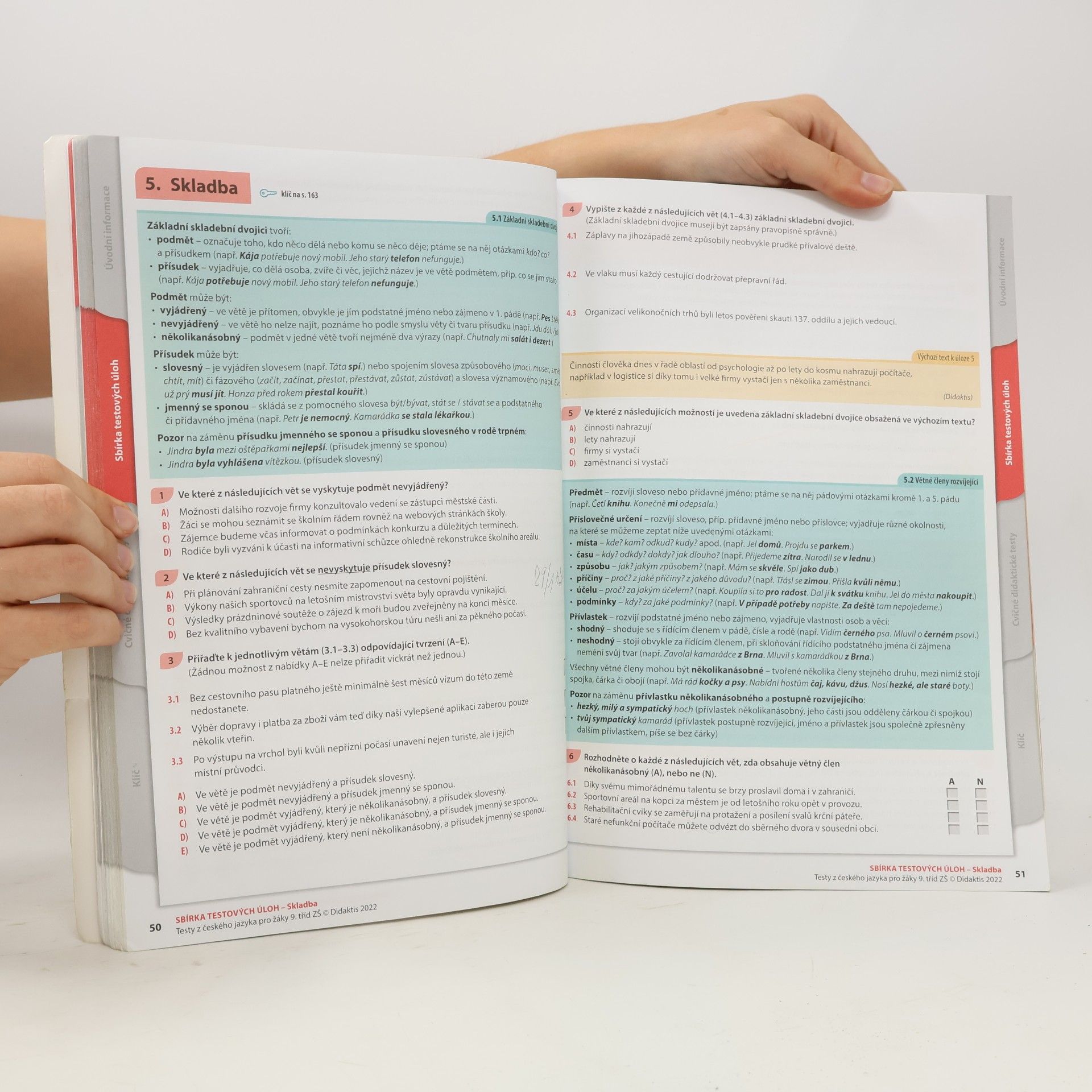 Autores varios Testy 2023-2024 z českého jazyka pro žáky 9. tříd ZŠ