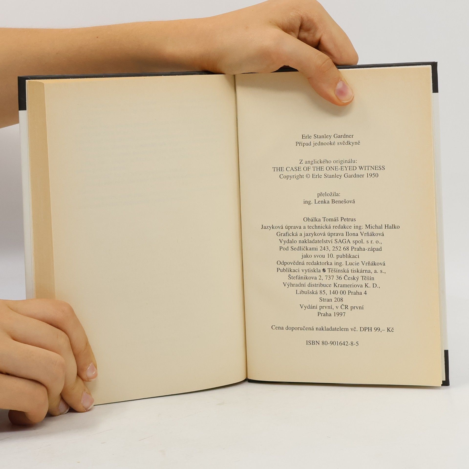 Erle Stanley Gardner Případ jednooké svědkyně
