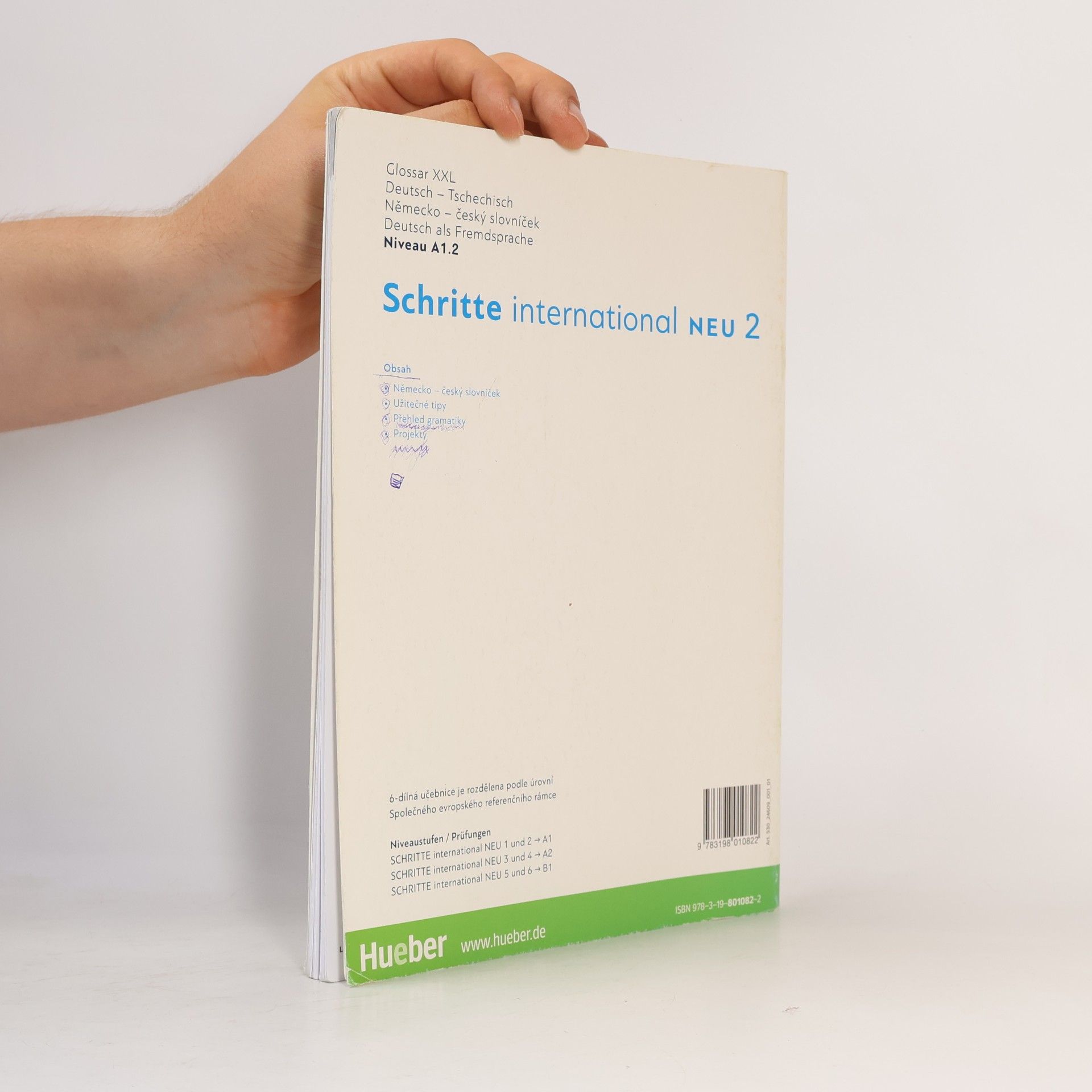 Various authors Schritte international 2 neu : Glossar XXL : Deutsch-Tschechisch, Německo-český slovníček : Niveau A1.2