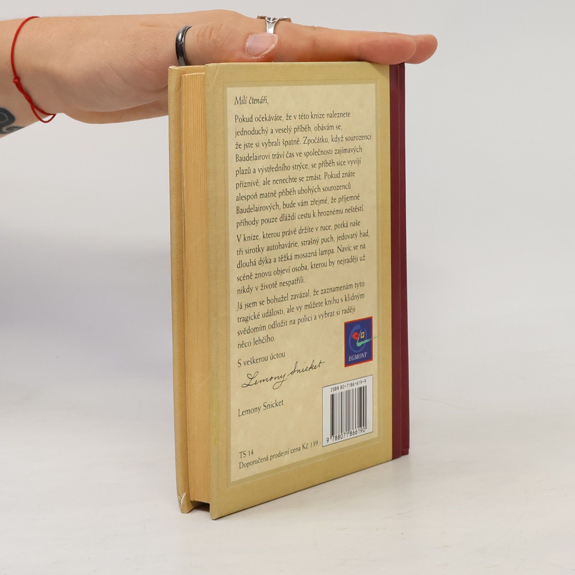 Lemony Snicket Řada nešťastných příhod. Kniha druhá. Temné terárium
