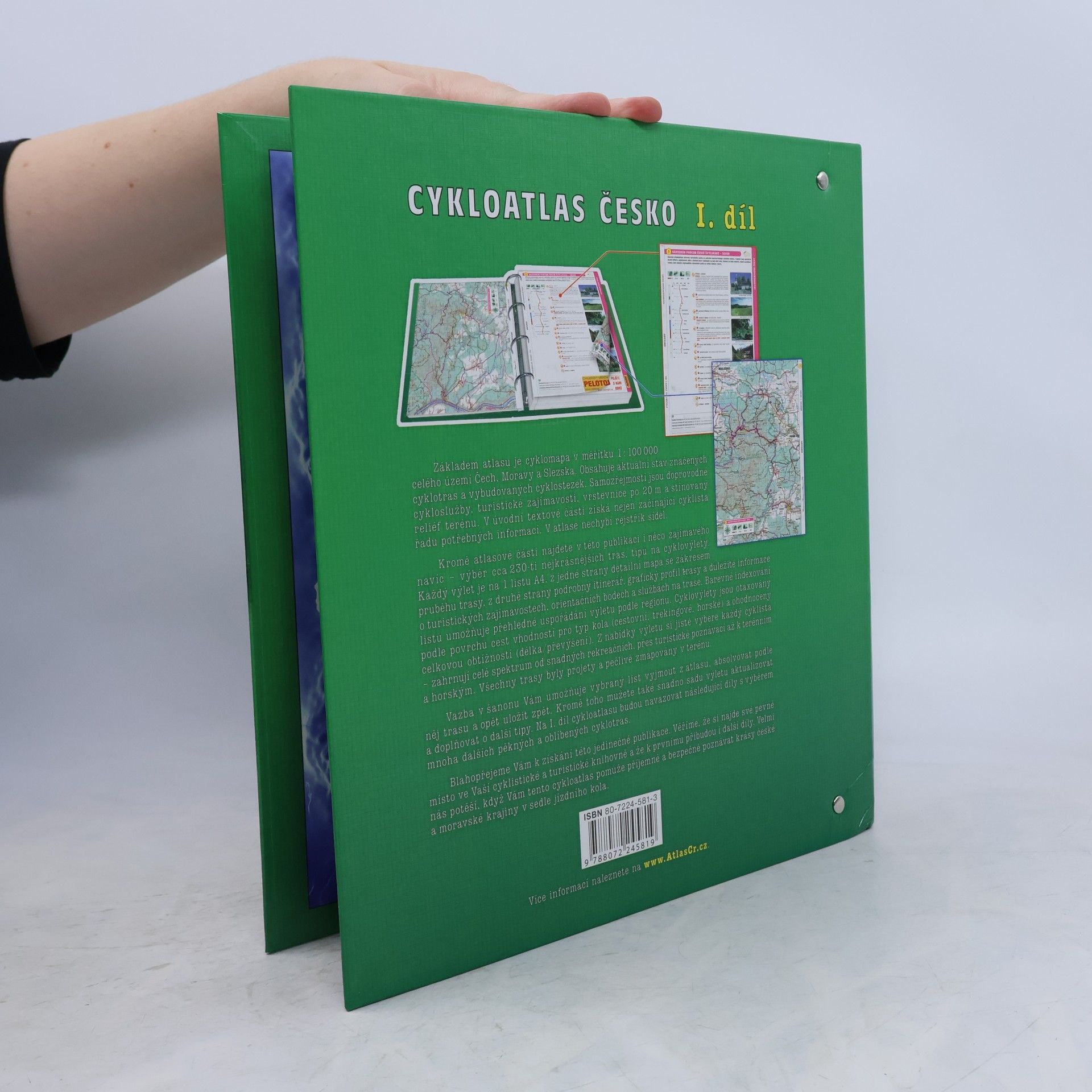 Jiří Šafránek Cykloatlas Česko. 1. díl
