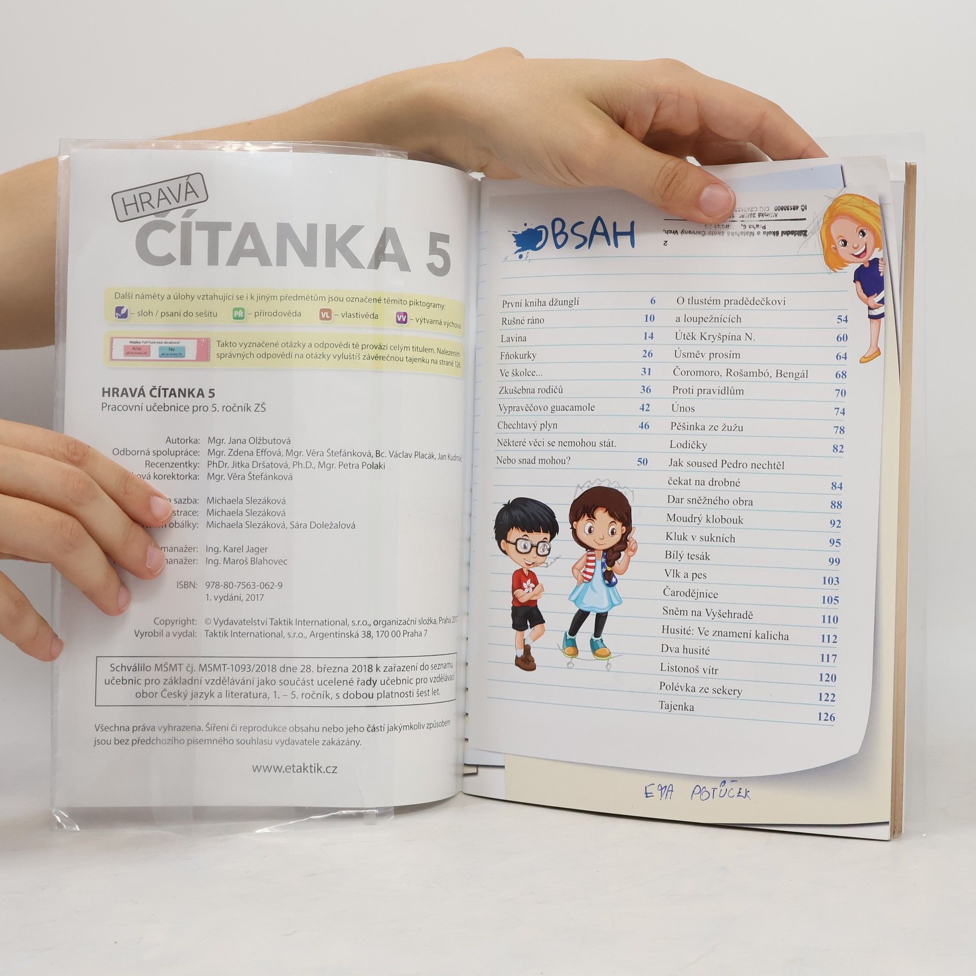 Jana Olžbutová Hravá čítanka 5 : pracovní učebnice pro 5. ročník ZŠ