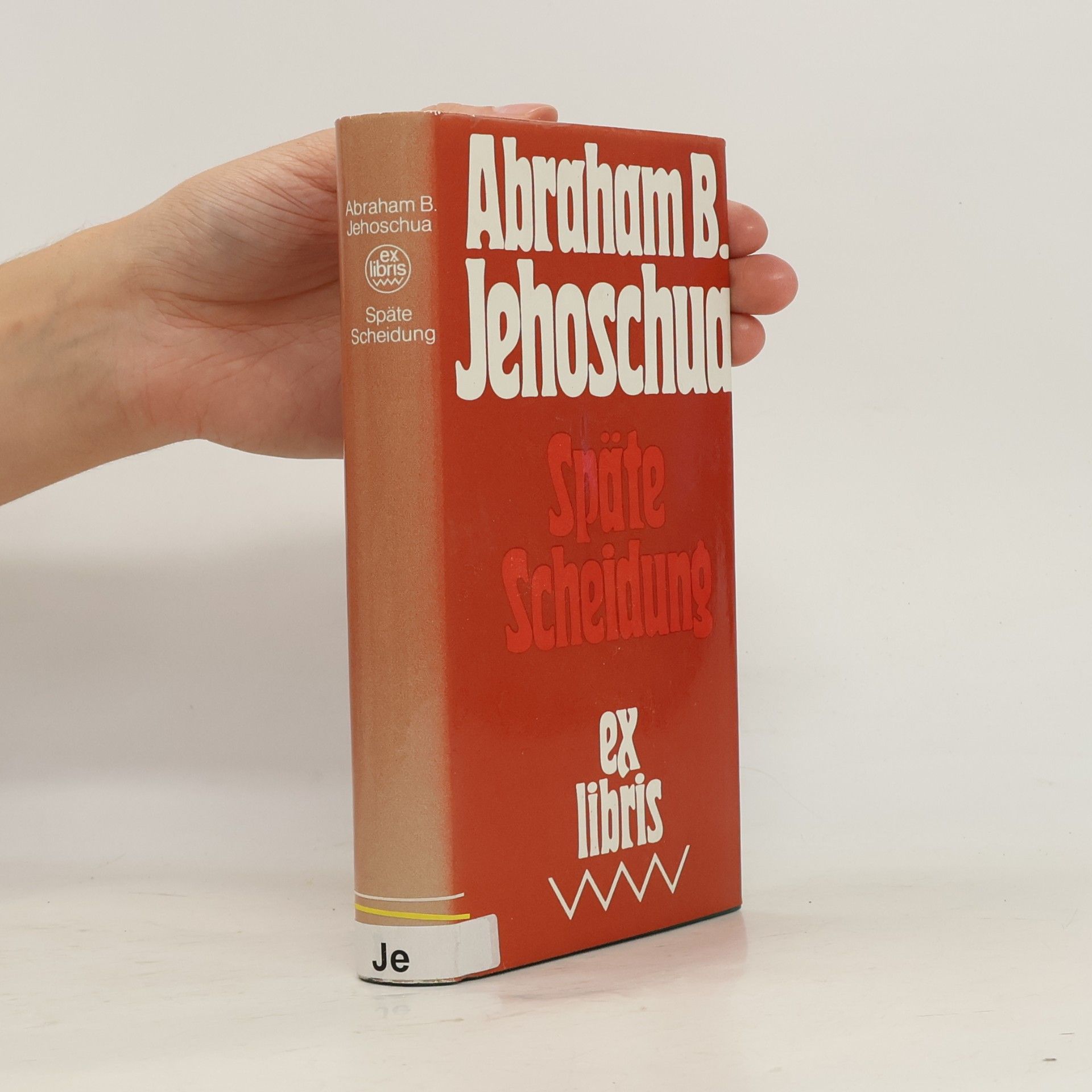 Abraham B. Jehoshchua Späte Scheidung