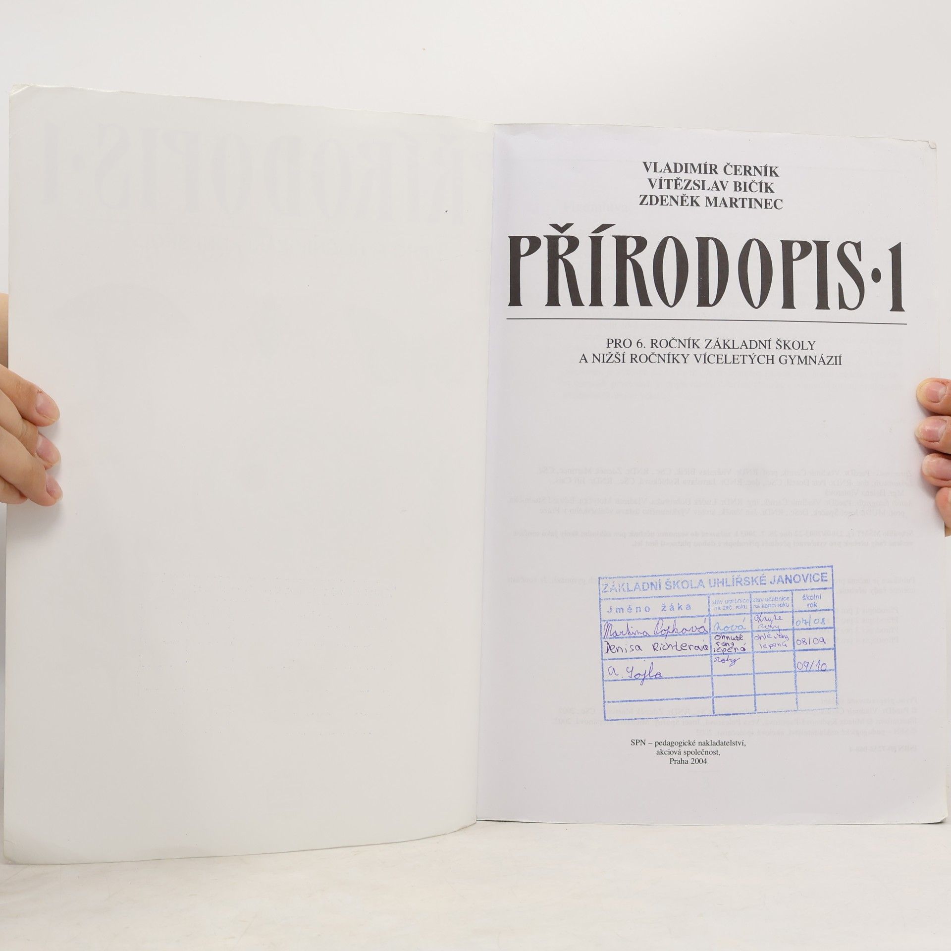 Vladimír Černík Přírodopis 1 pro 6. ročník základní školy