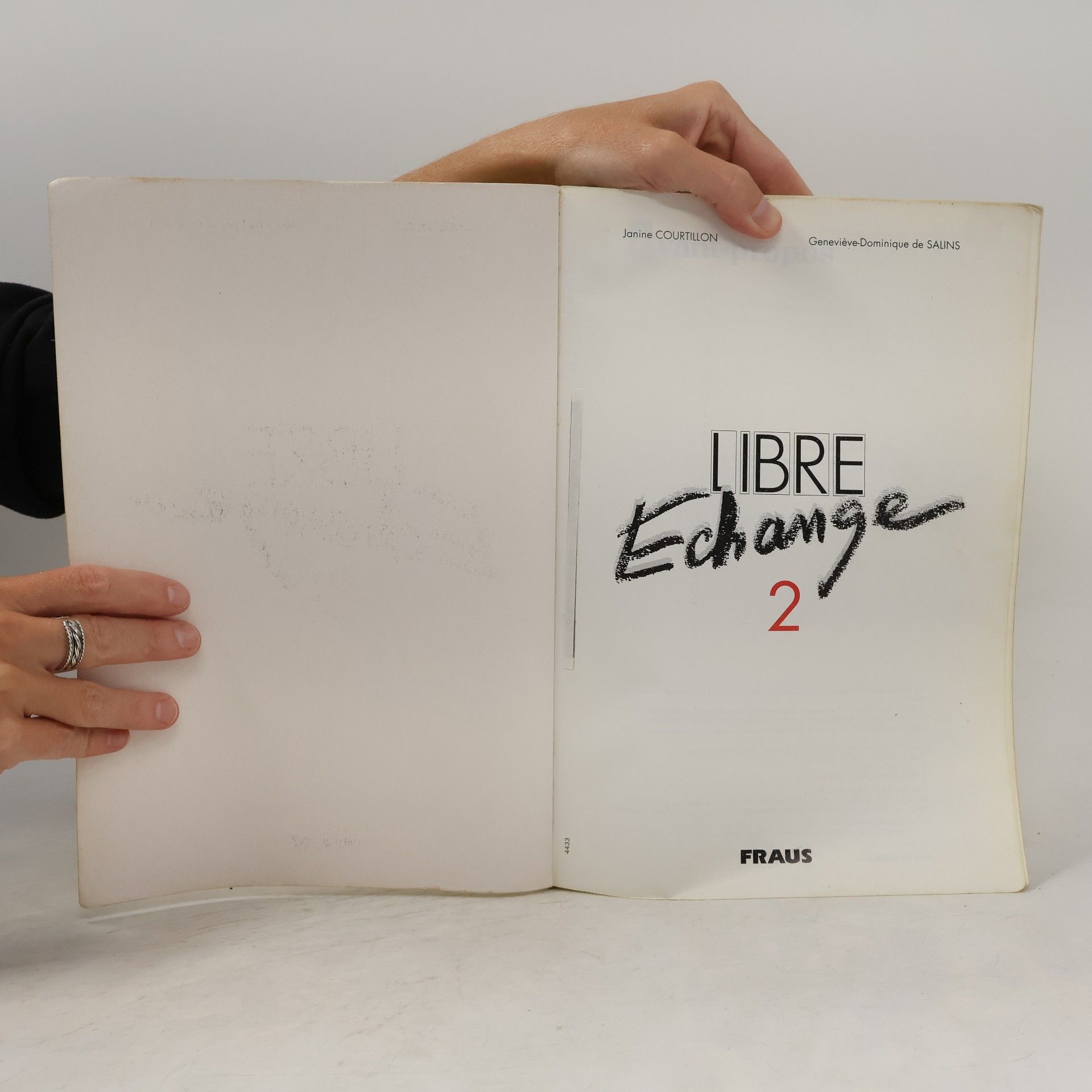 Janine Courtillon Libre Échange 2. Učebnice