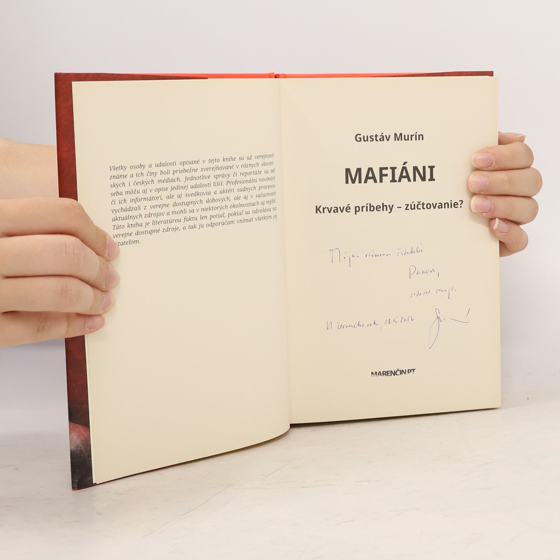 Gustáv Murín Mafiáni. Krvavé príbehy – zúčtovanie?
