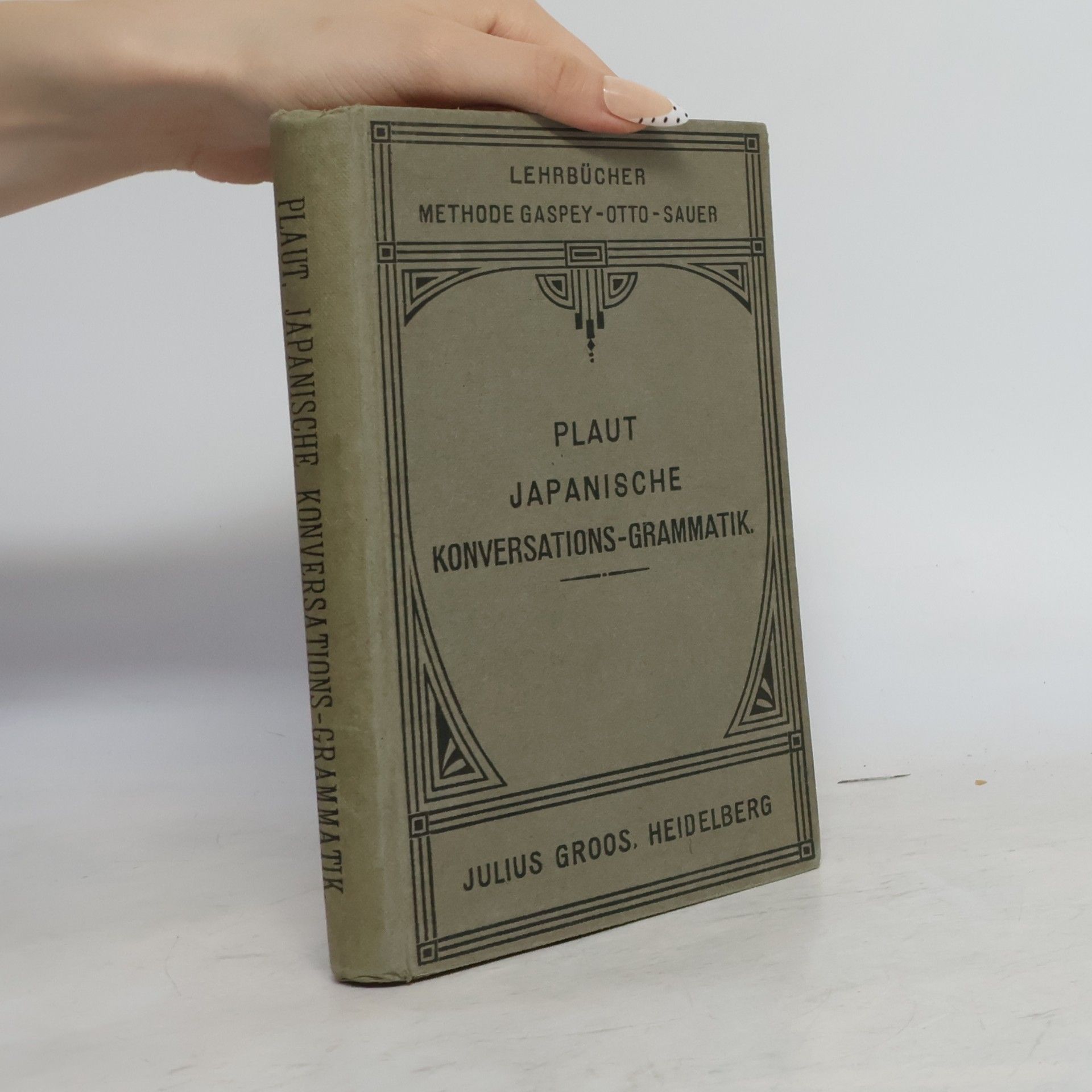 Hermann Plaut Japanische Konversations-Grammatik