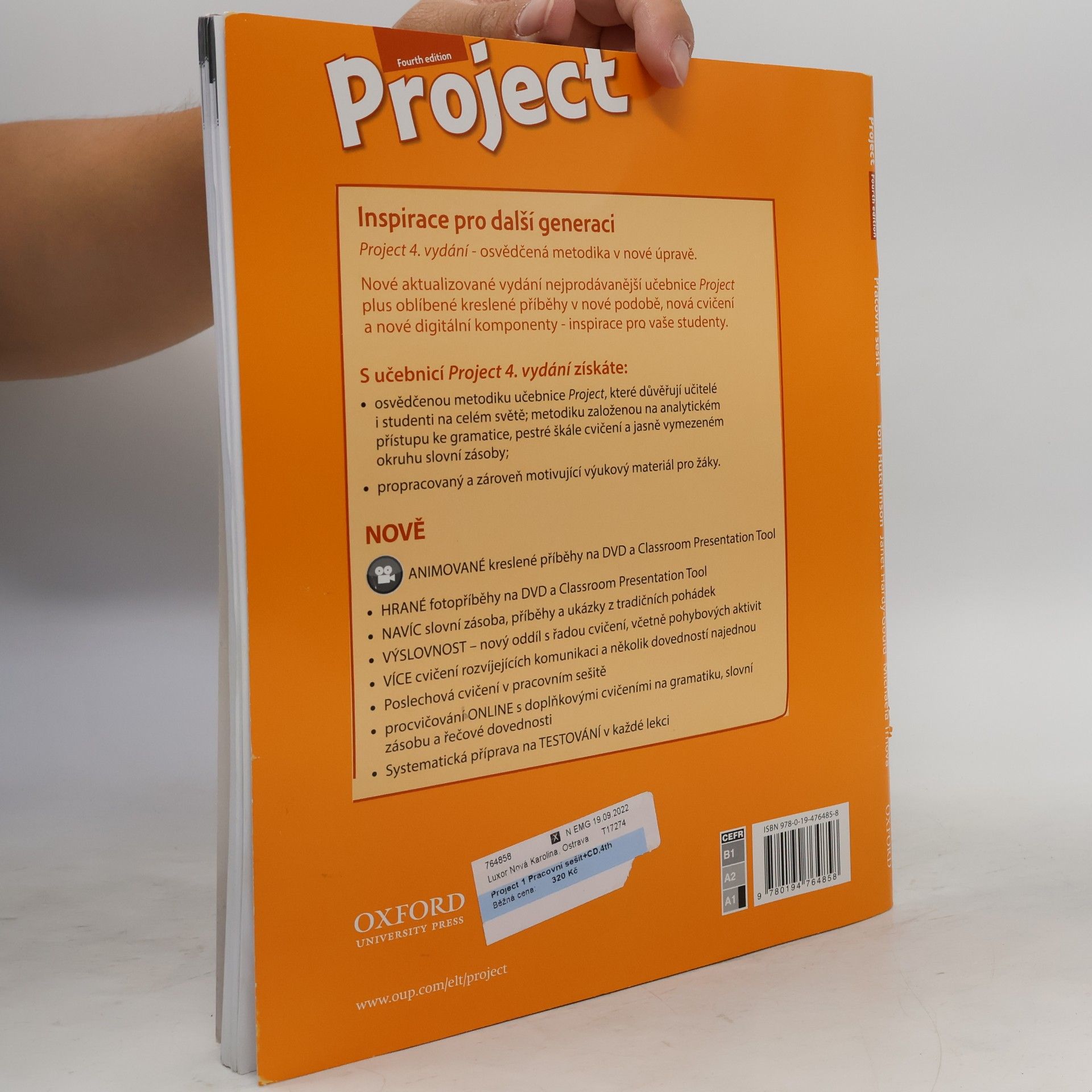 Tom Hutchinson Project 1 Fourth Edition pracovní sešit