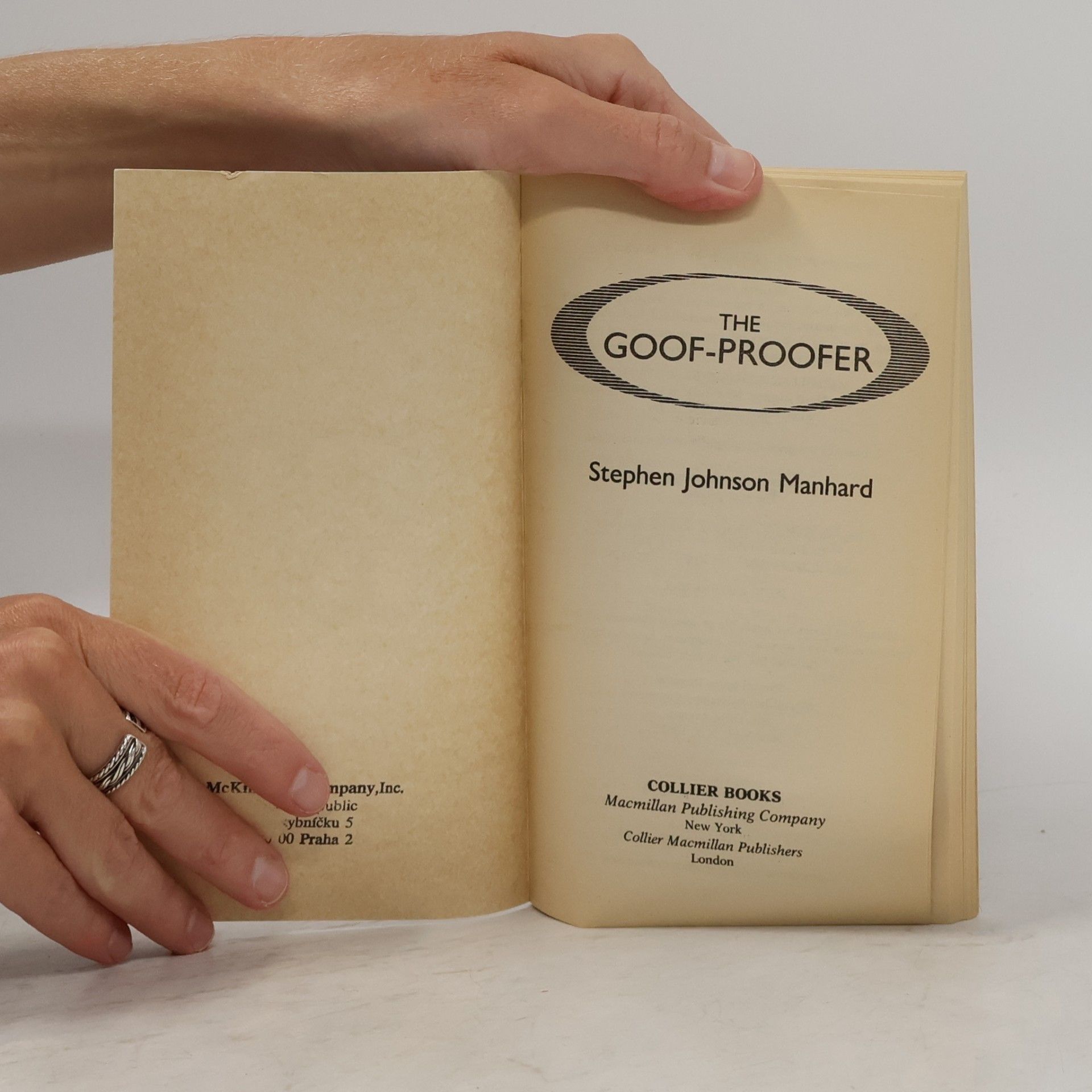 Stephen Johnson Manhard The Goof-Proofer