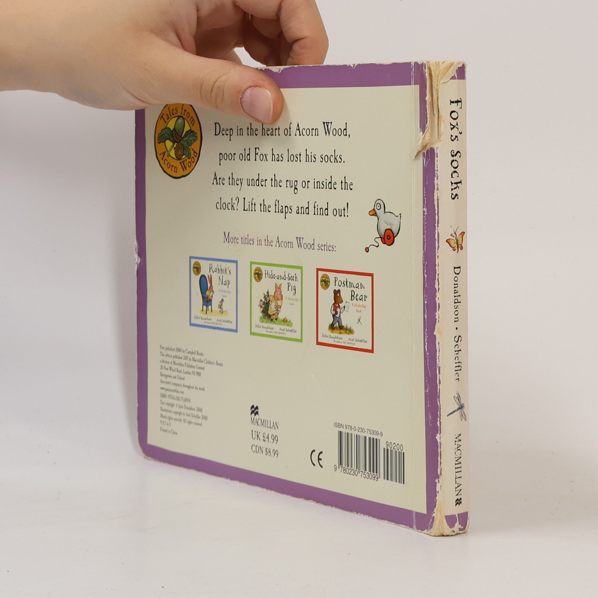 Julia Donaldson Foxs socks