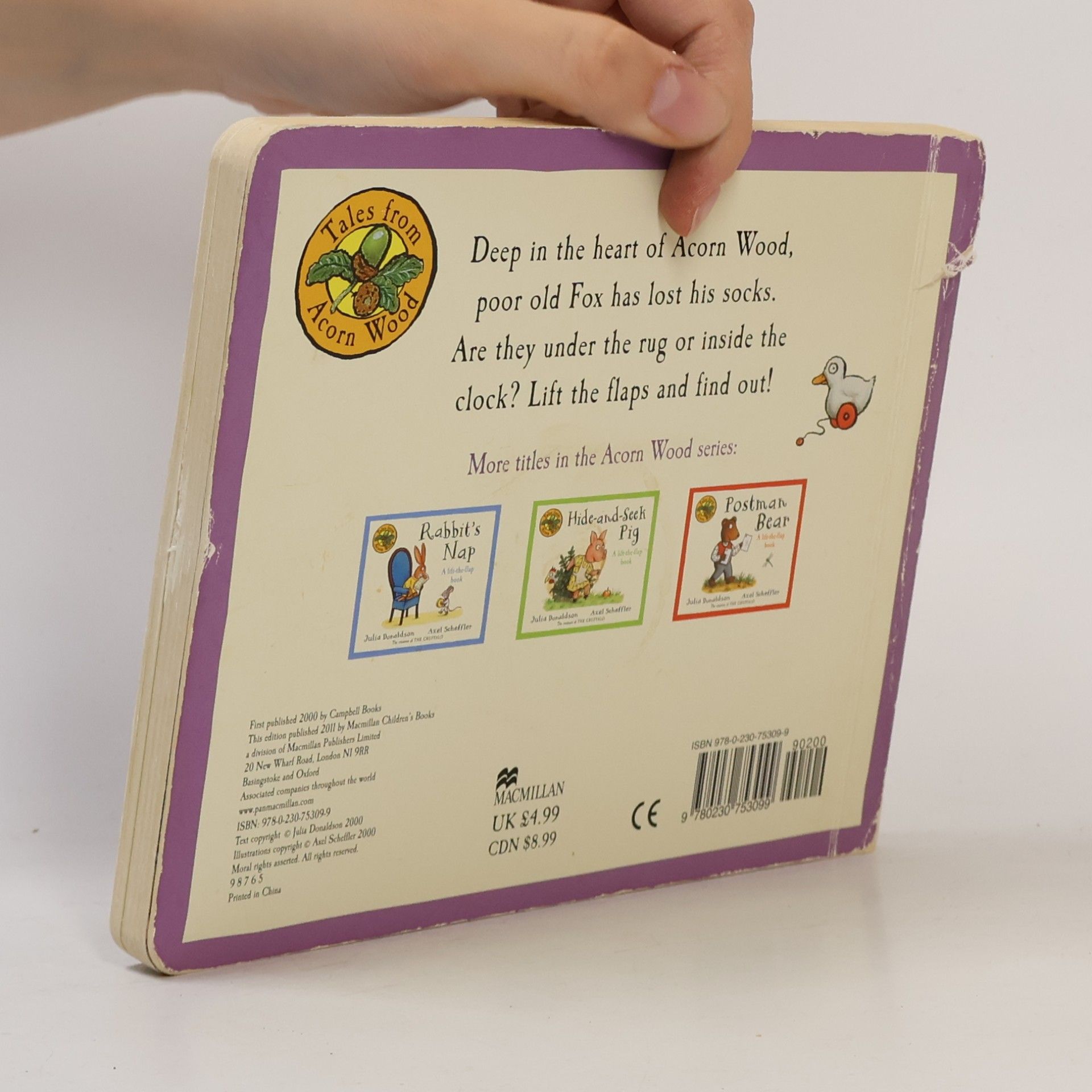 Julia Donaldson Foxs socks