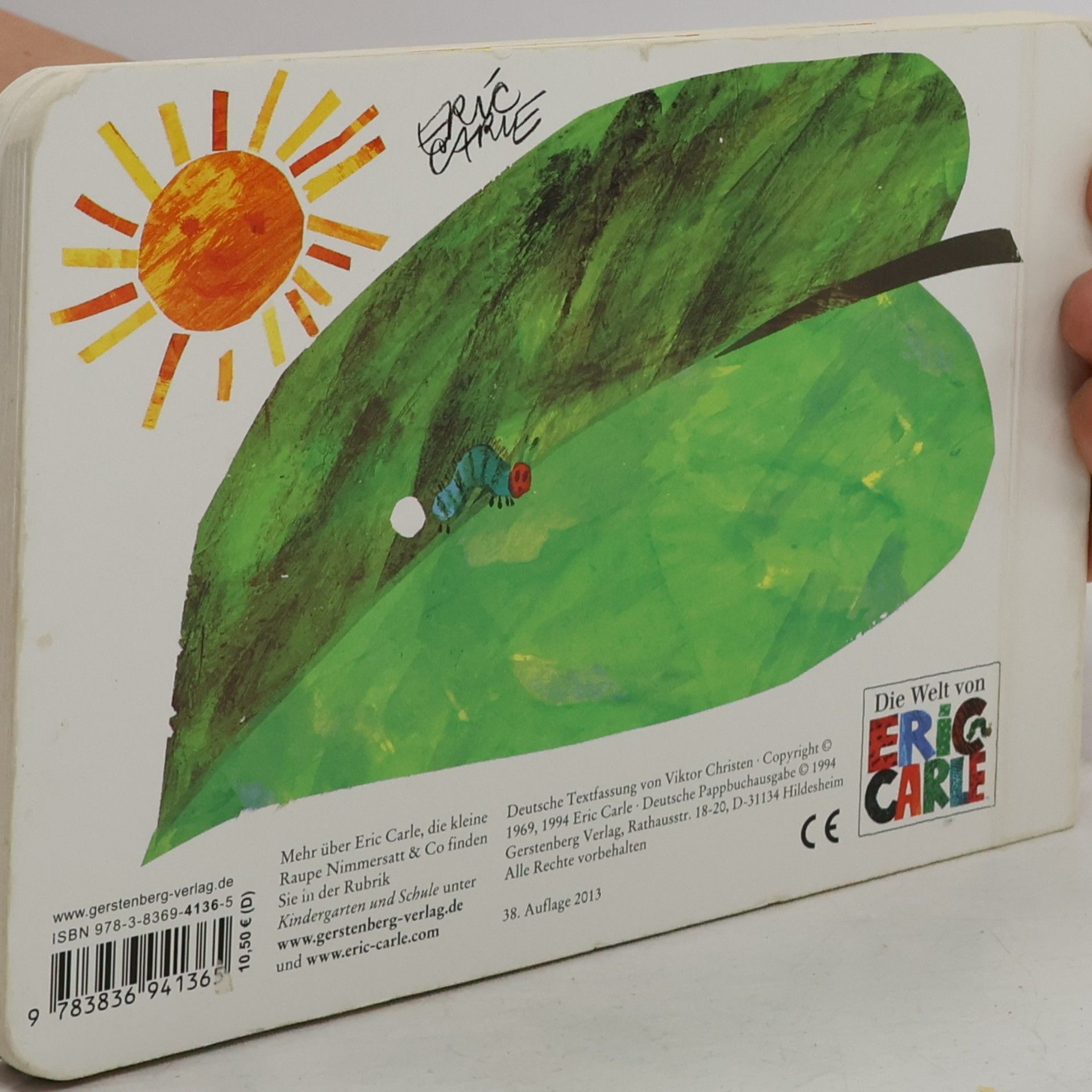Eric Carle Die kleine Raupe Nimmersatt. Spielbilderbuch
