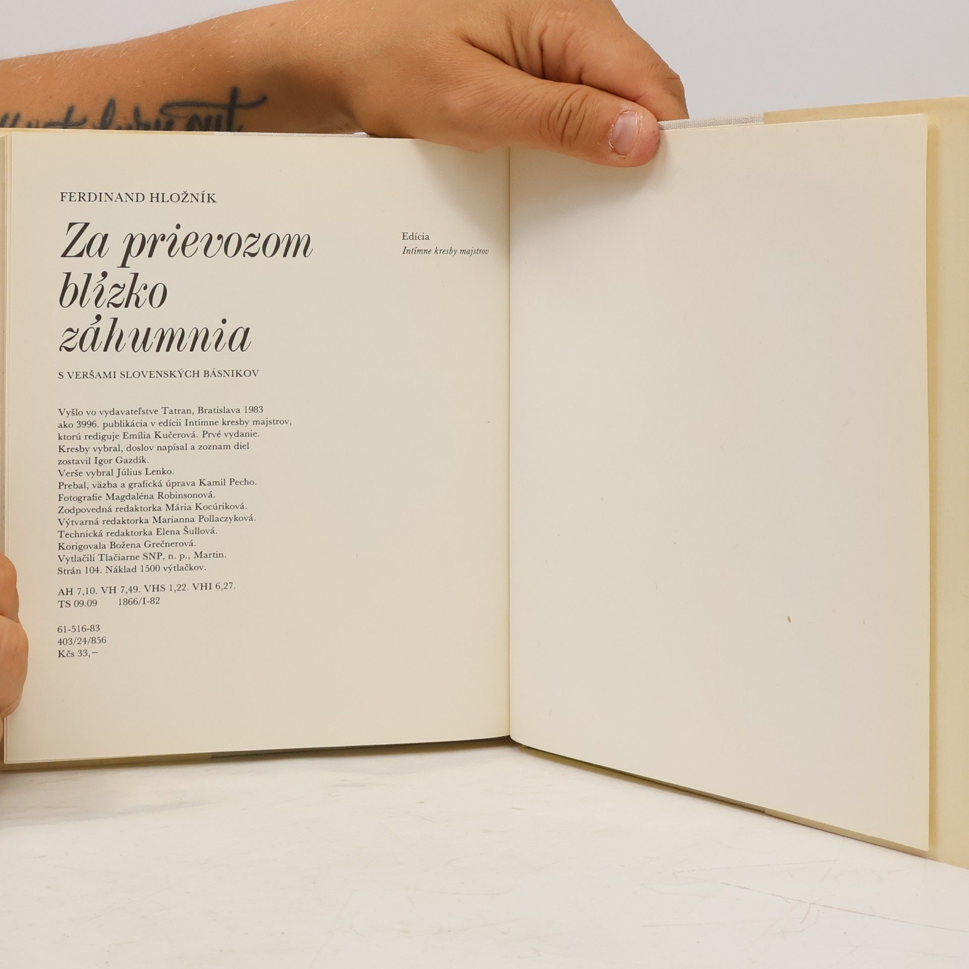 Ferdinand Hložník Za prievozom blízko záhumnia