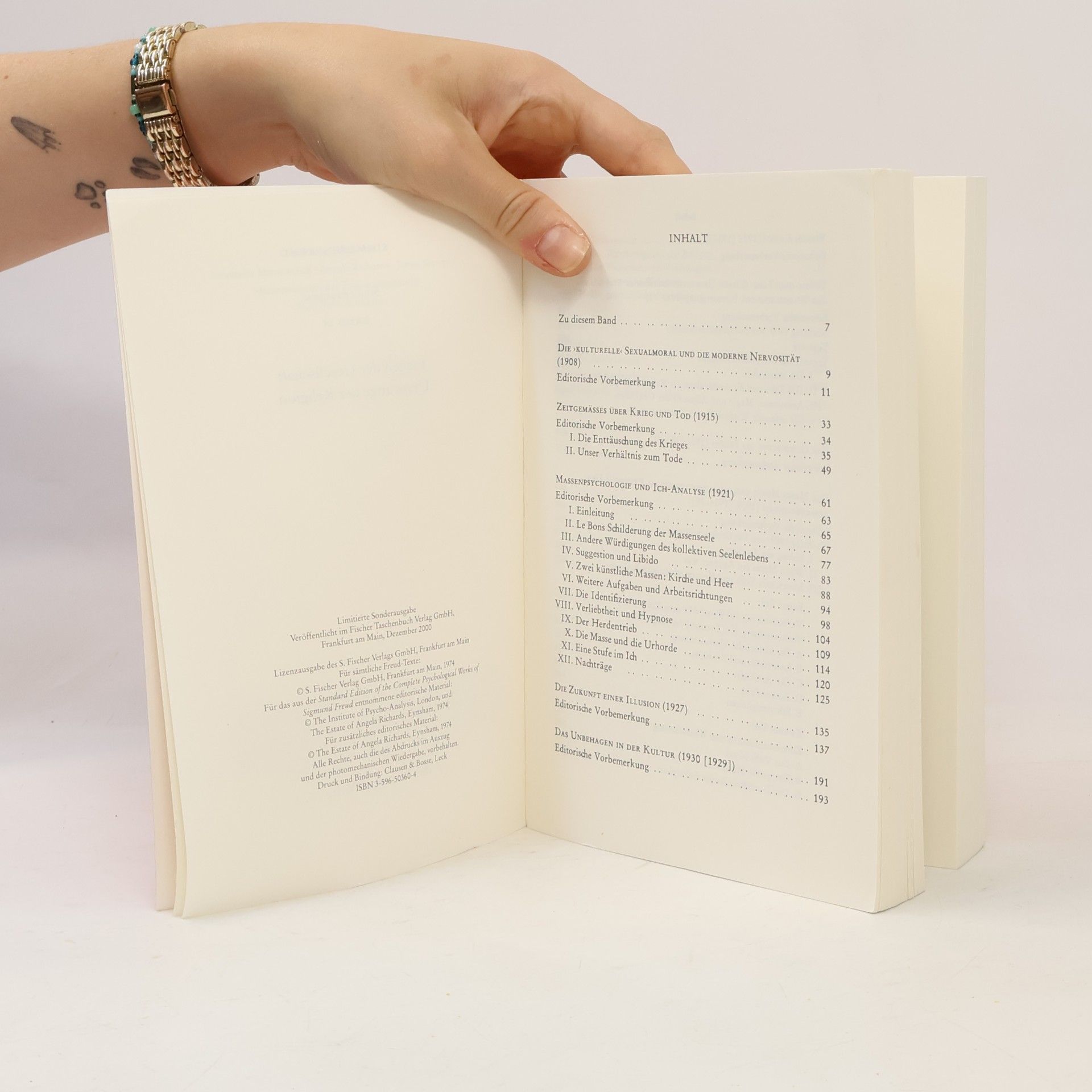 Sigmund Freud Studienausgabe IX.