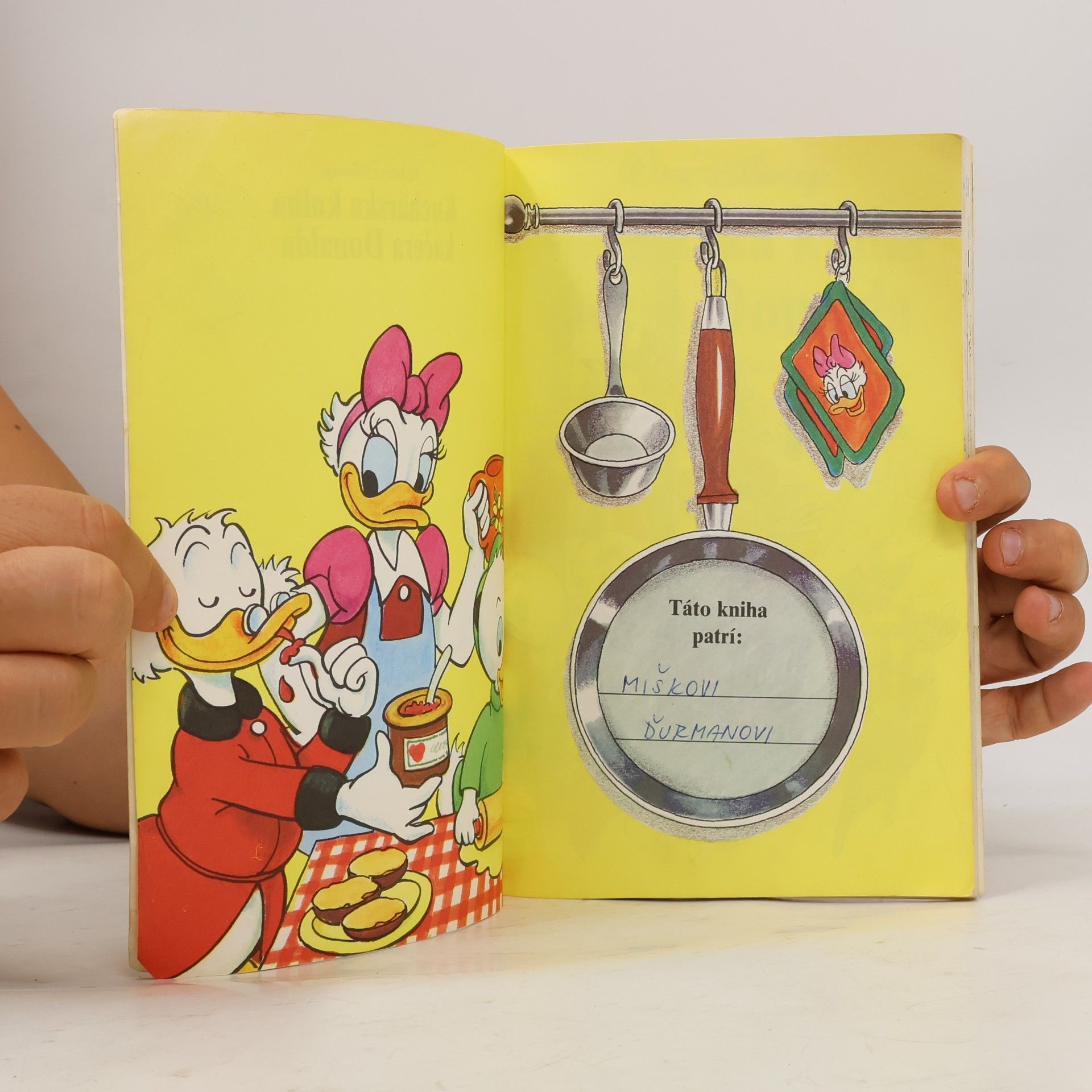 Walt Disney Kuchárska kniha káčera Donalda