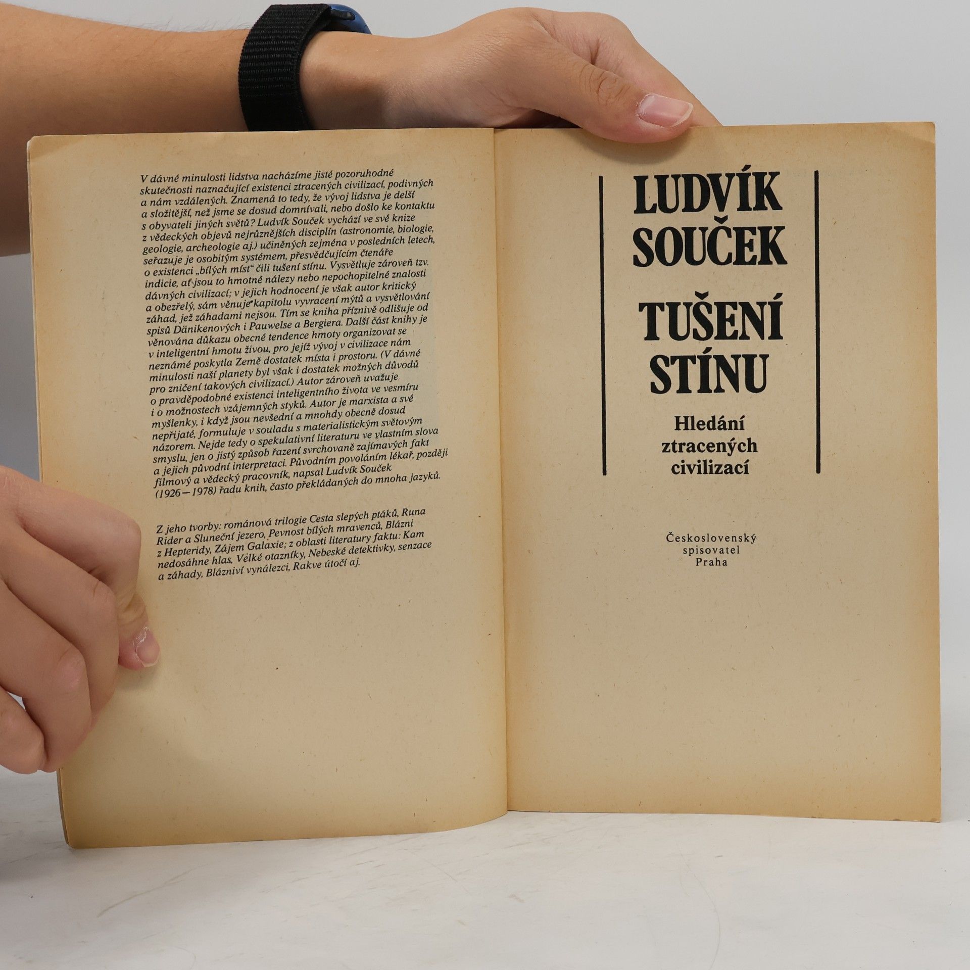 Ludvík Souček Tušení stínu