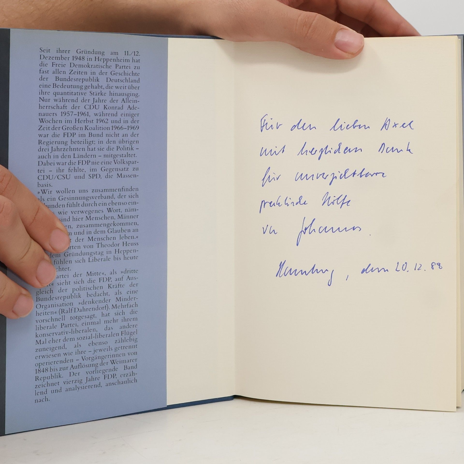 Wolfgang Mischnick Verantwortung für die Freiheit, 40 [vierzig] Jahre FDP