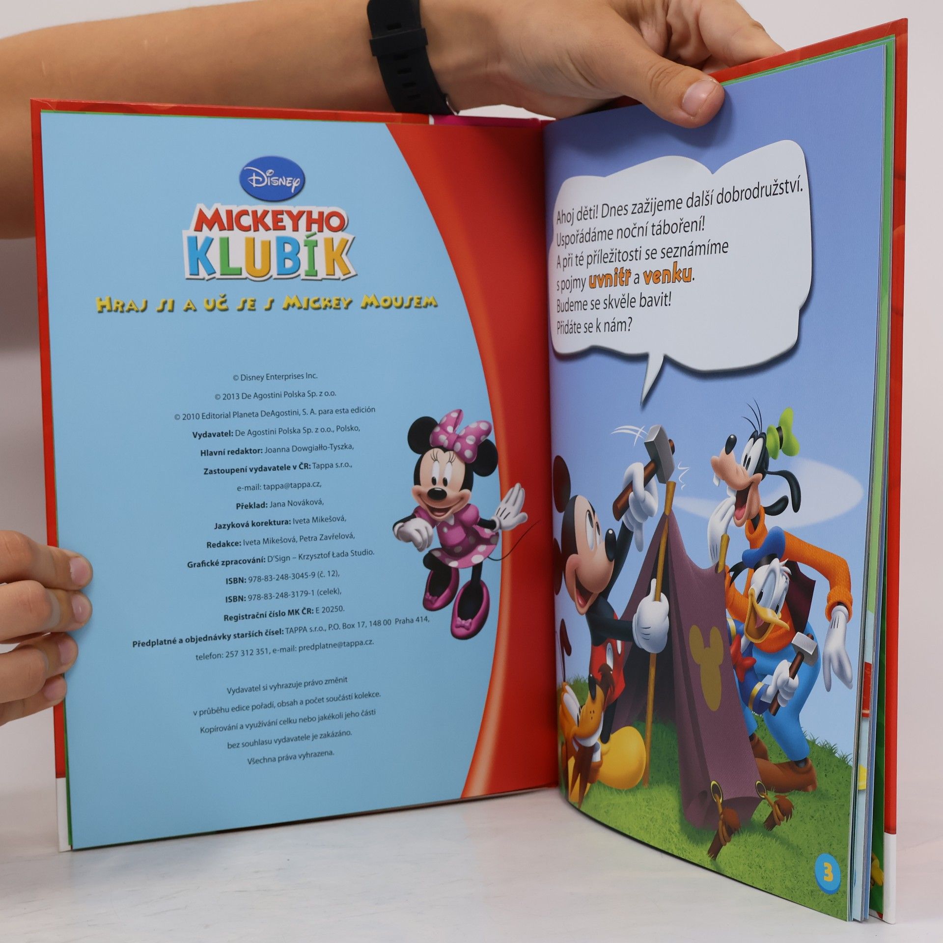 AA.VV. Mickeyho klubík. Hraj si a uč se s Mickey Mousem 12. Uvnitř a vně!