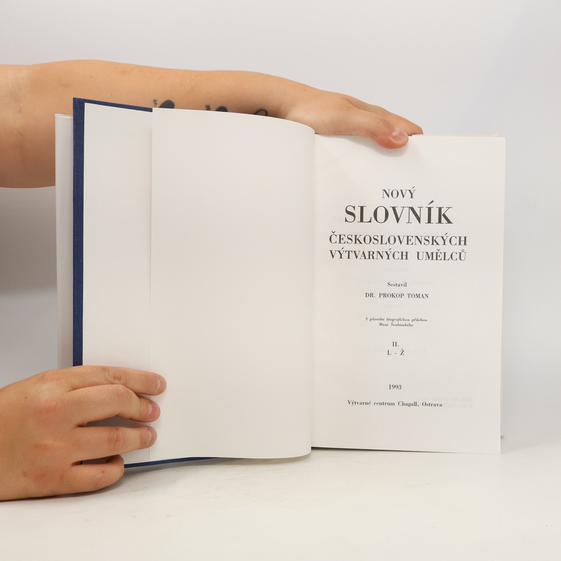 Prokop Toman Nový slovník československých výtvarných umělců II., L-Ž