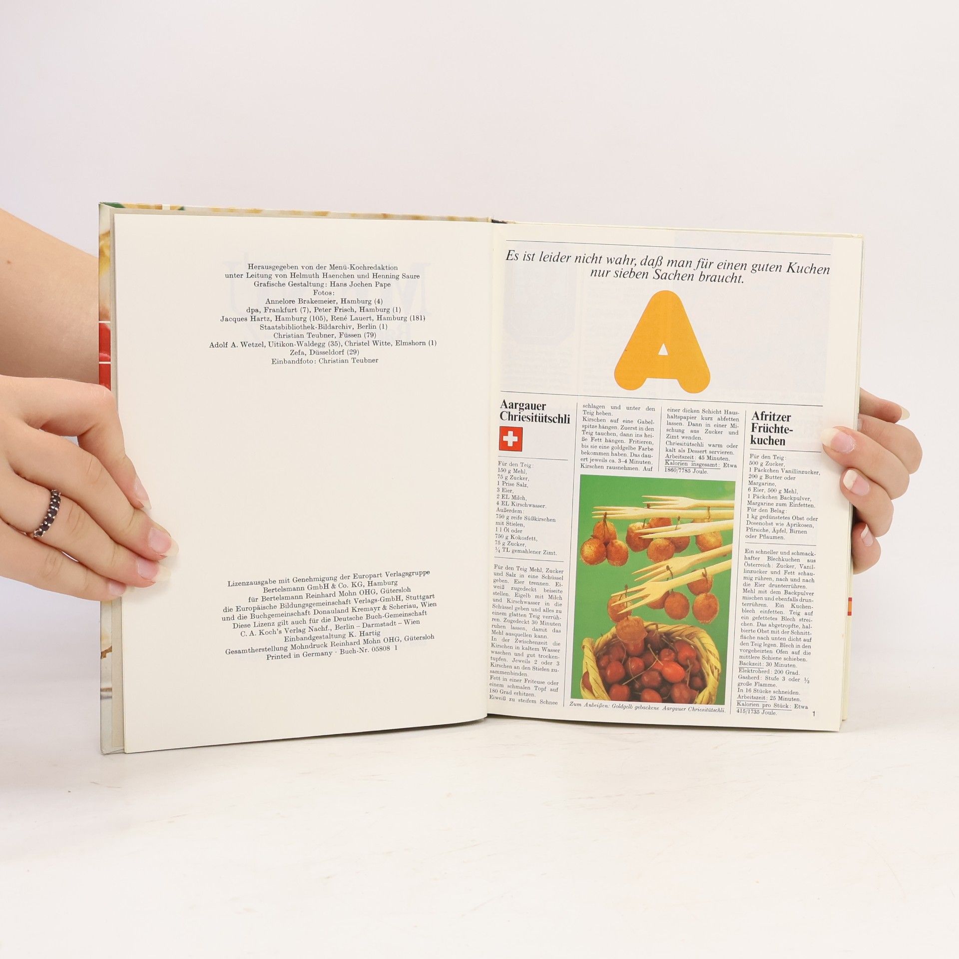 Various authors Menu. Backen von A-Z