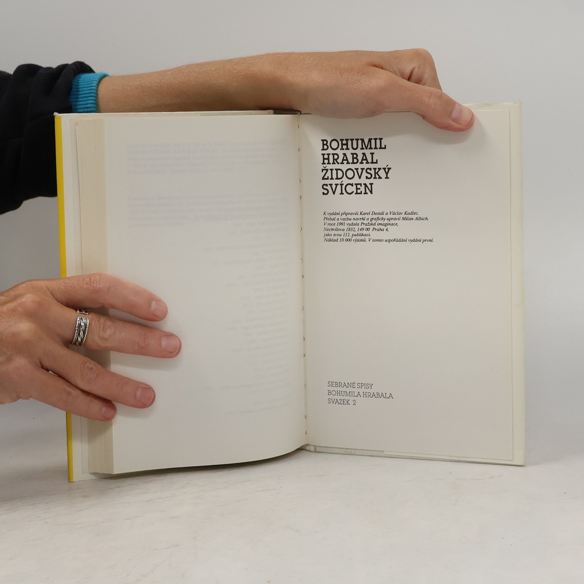 Bohumil Hrabal Židovský svícen