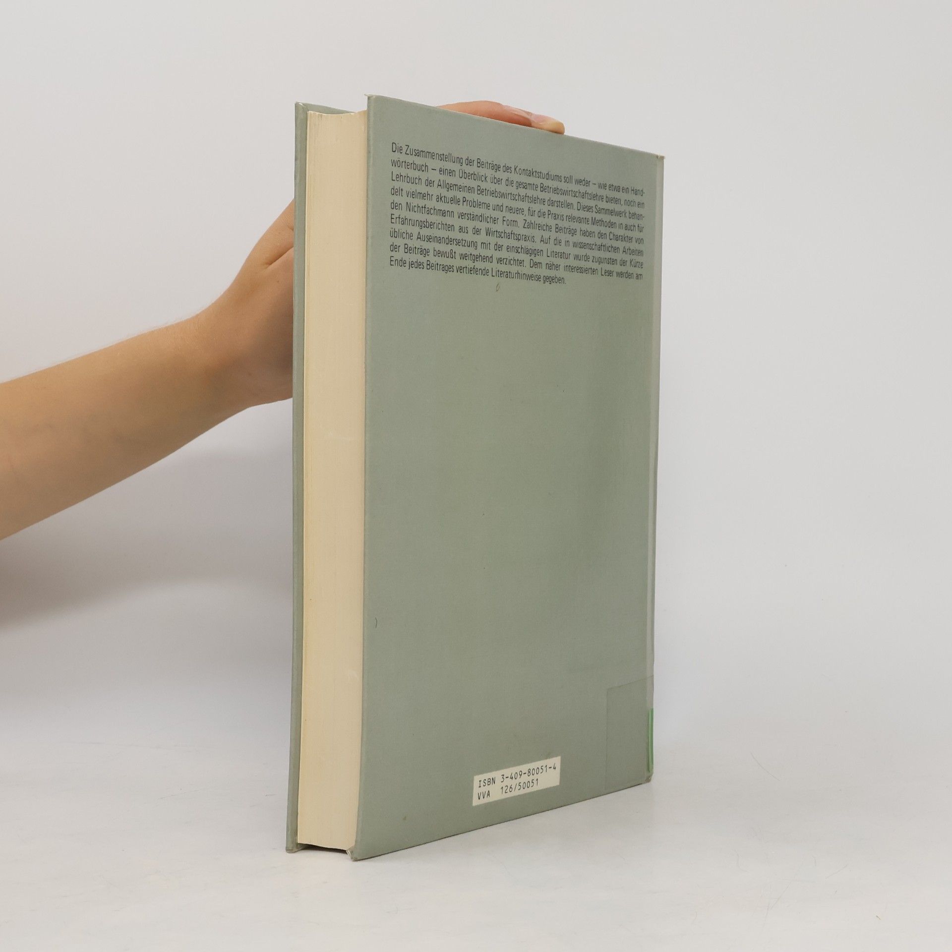 Marcus Bierich Betriebswirtschaftliches Kontaktstudium