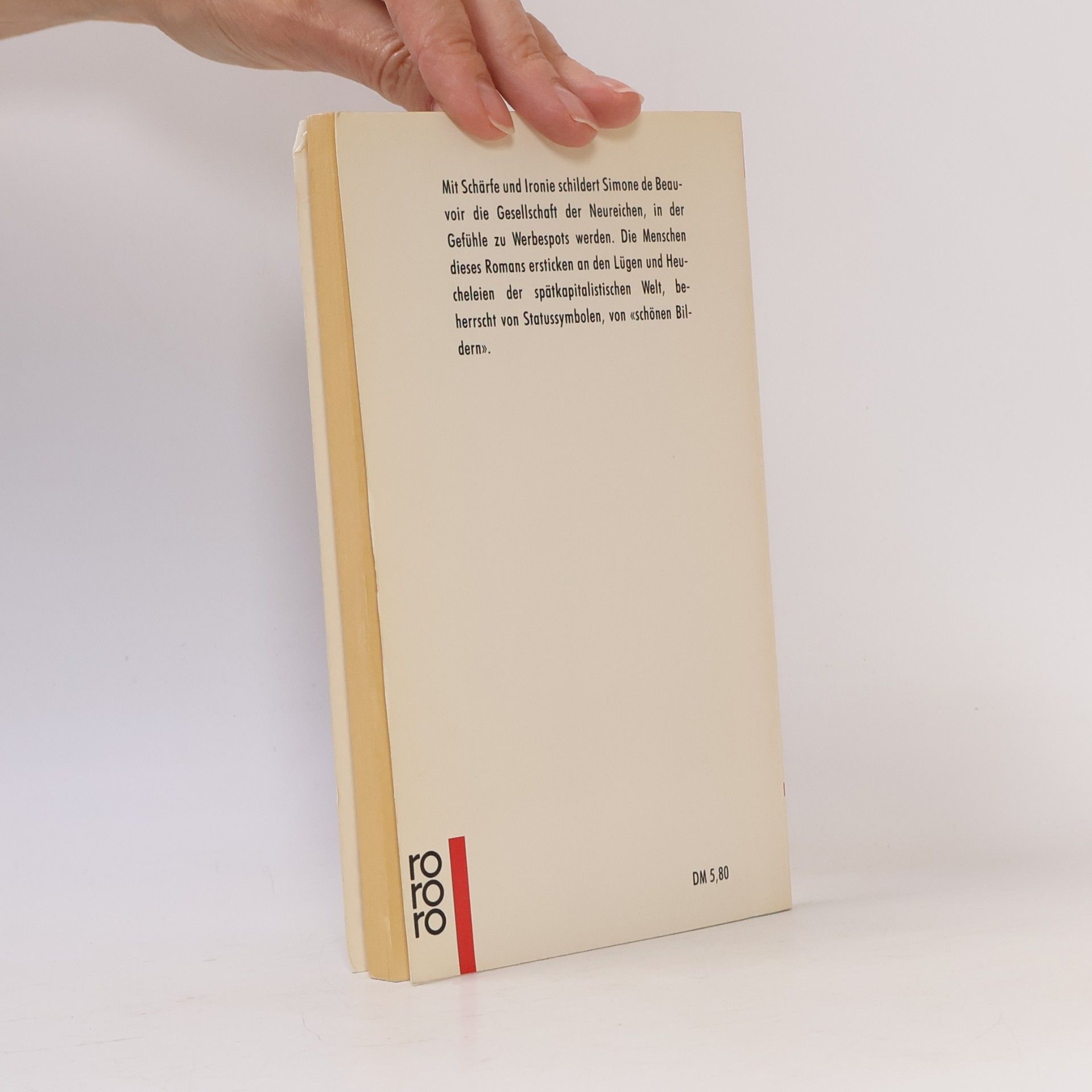 Simone de Beauvoir Die Welt der schönen Bilder