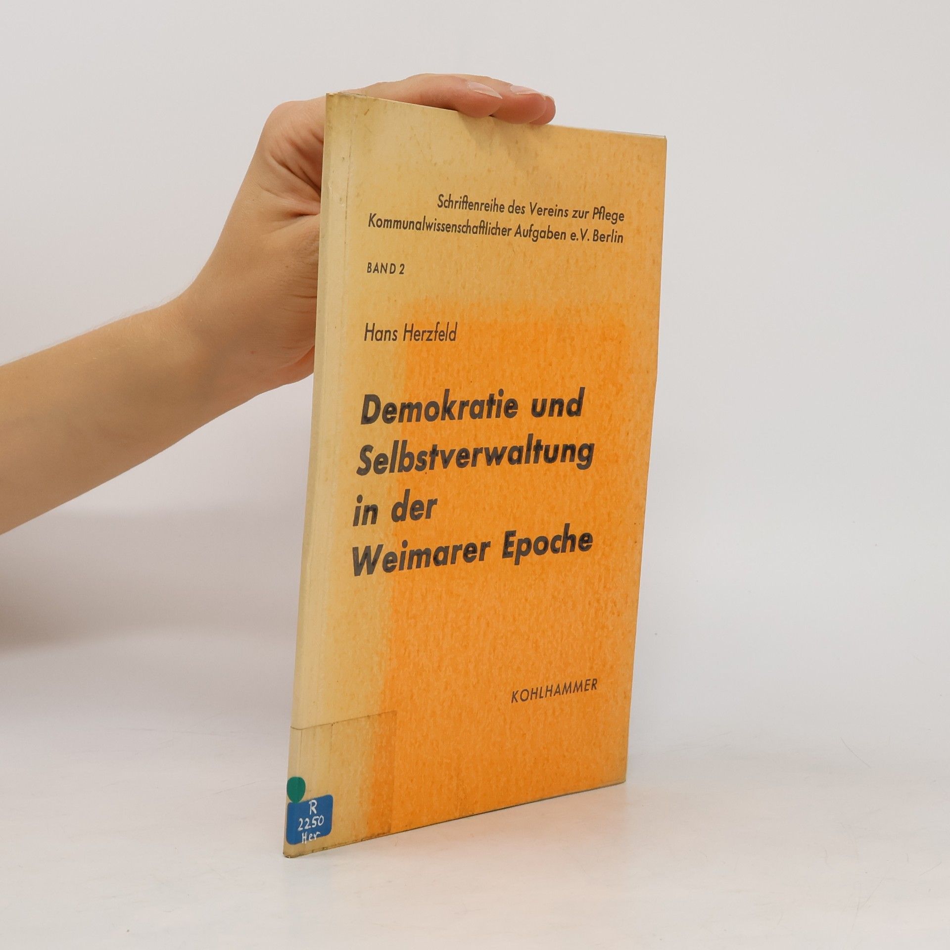 Demokratie und Selbstverwaltung in der Weimarer Epoche