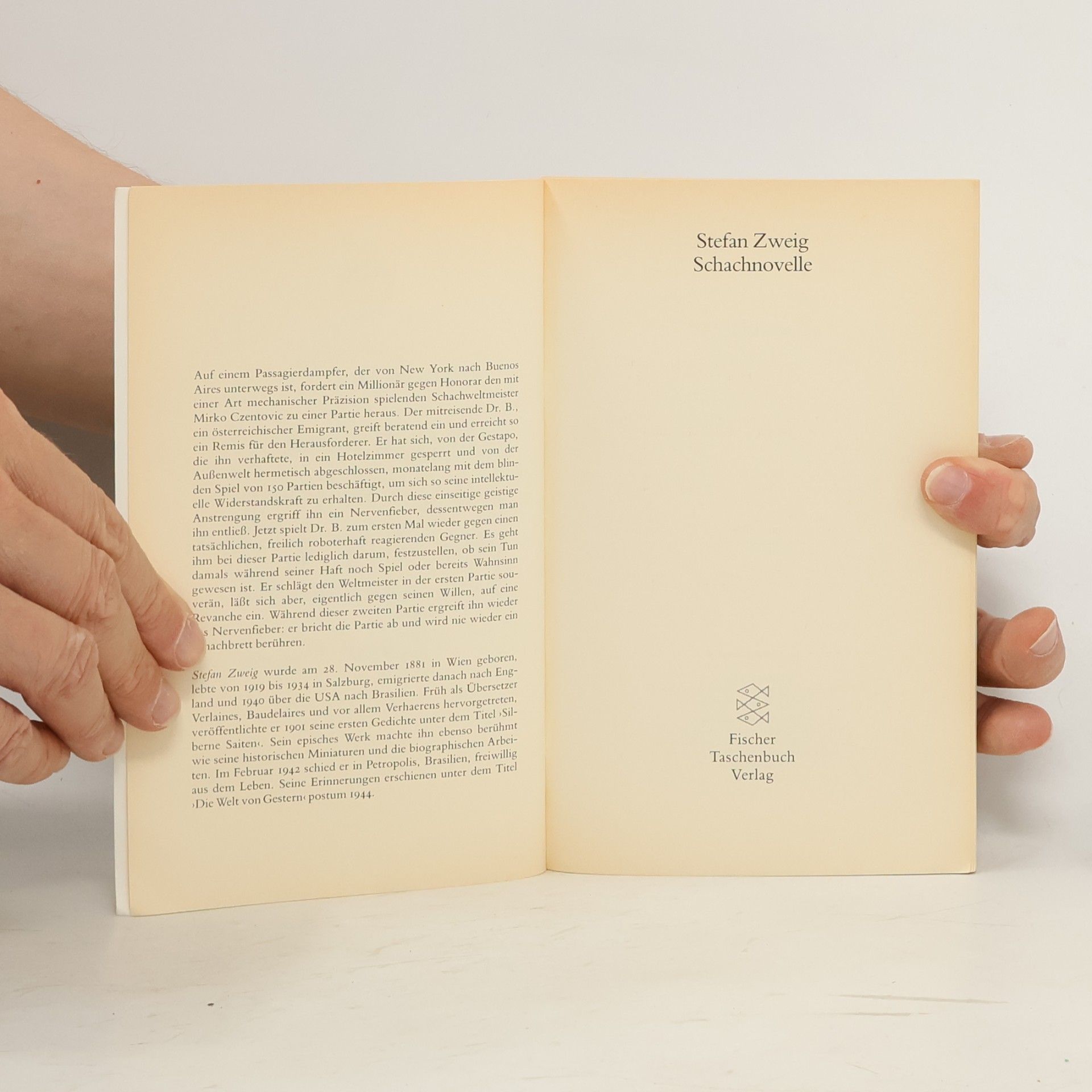 Stefan Zweig Schachnovelle