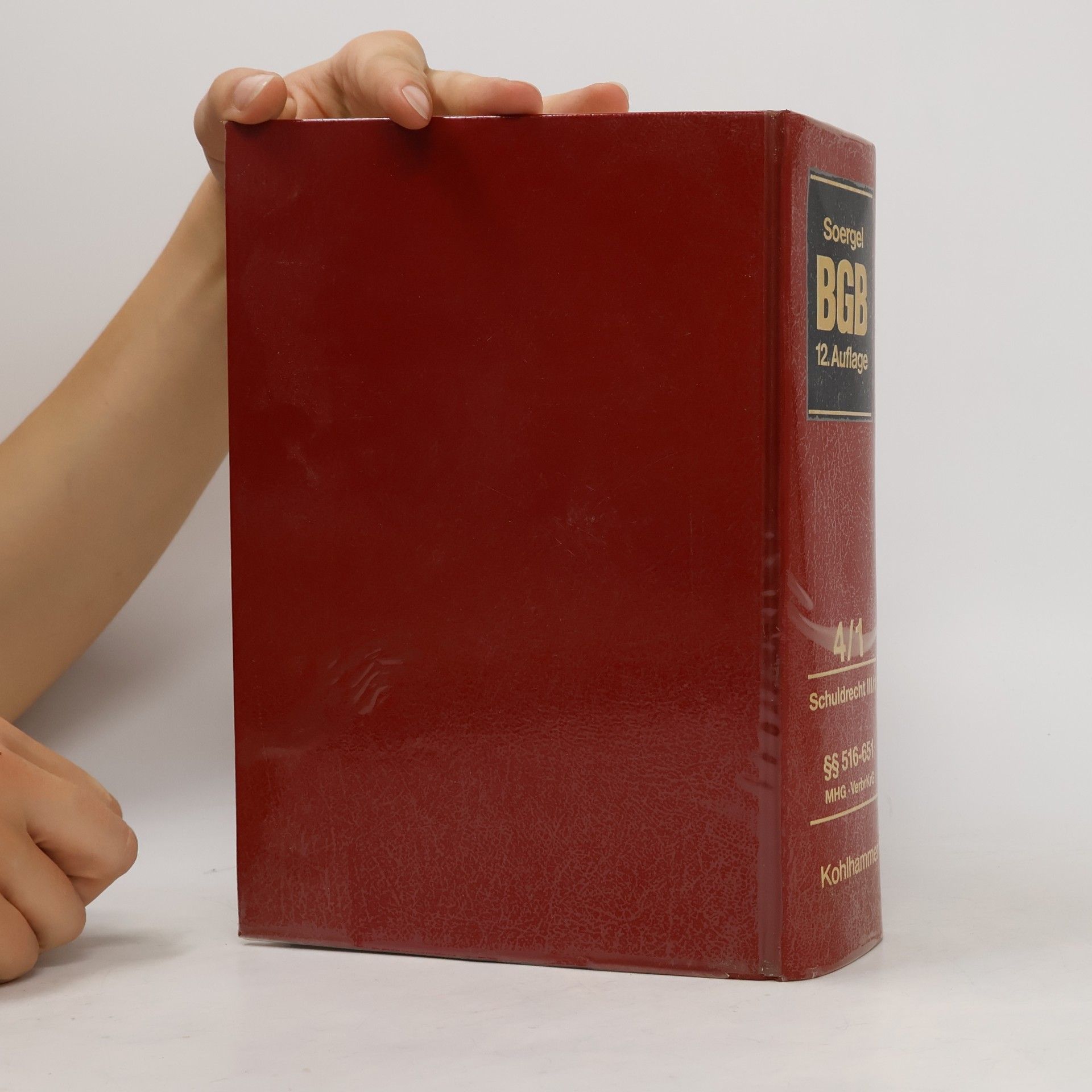 Hans Theodor Soergel Soergel - 4/1: Bürgerliches Gesetzbuch mit Einführungsgesetz und Nebengesetzen