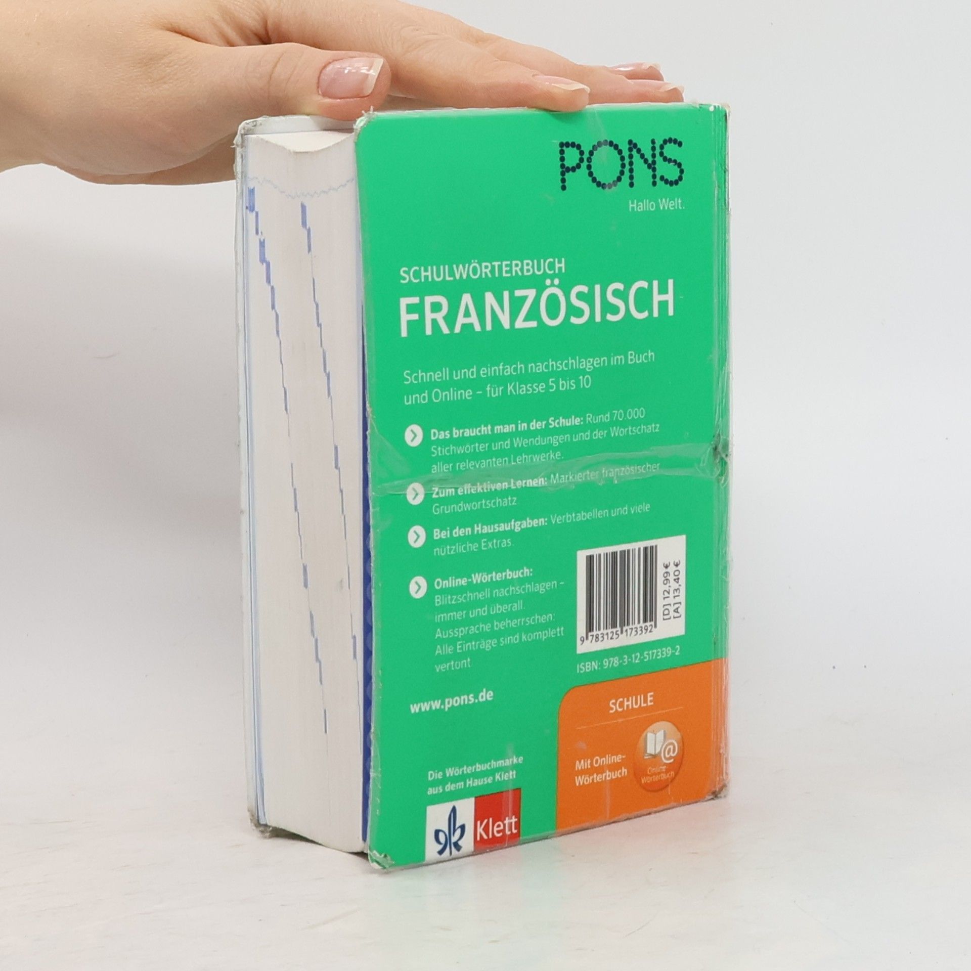 Christiane Wirth PONS Schulwörterbuch Französisch
