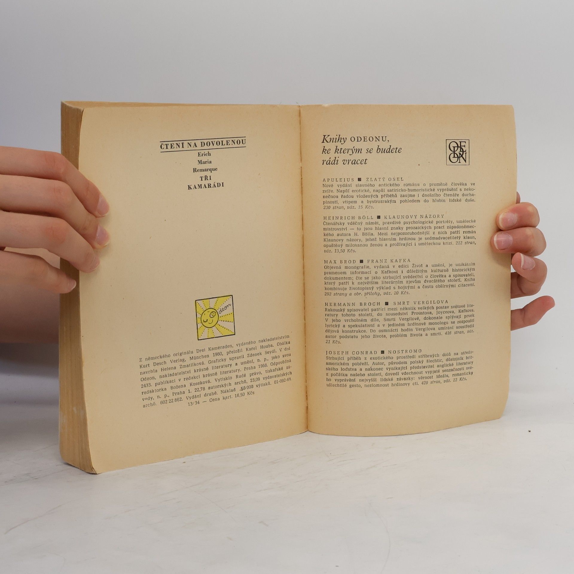 Erich Maria Remarque Tři kamarádi